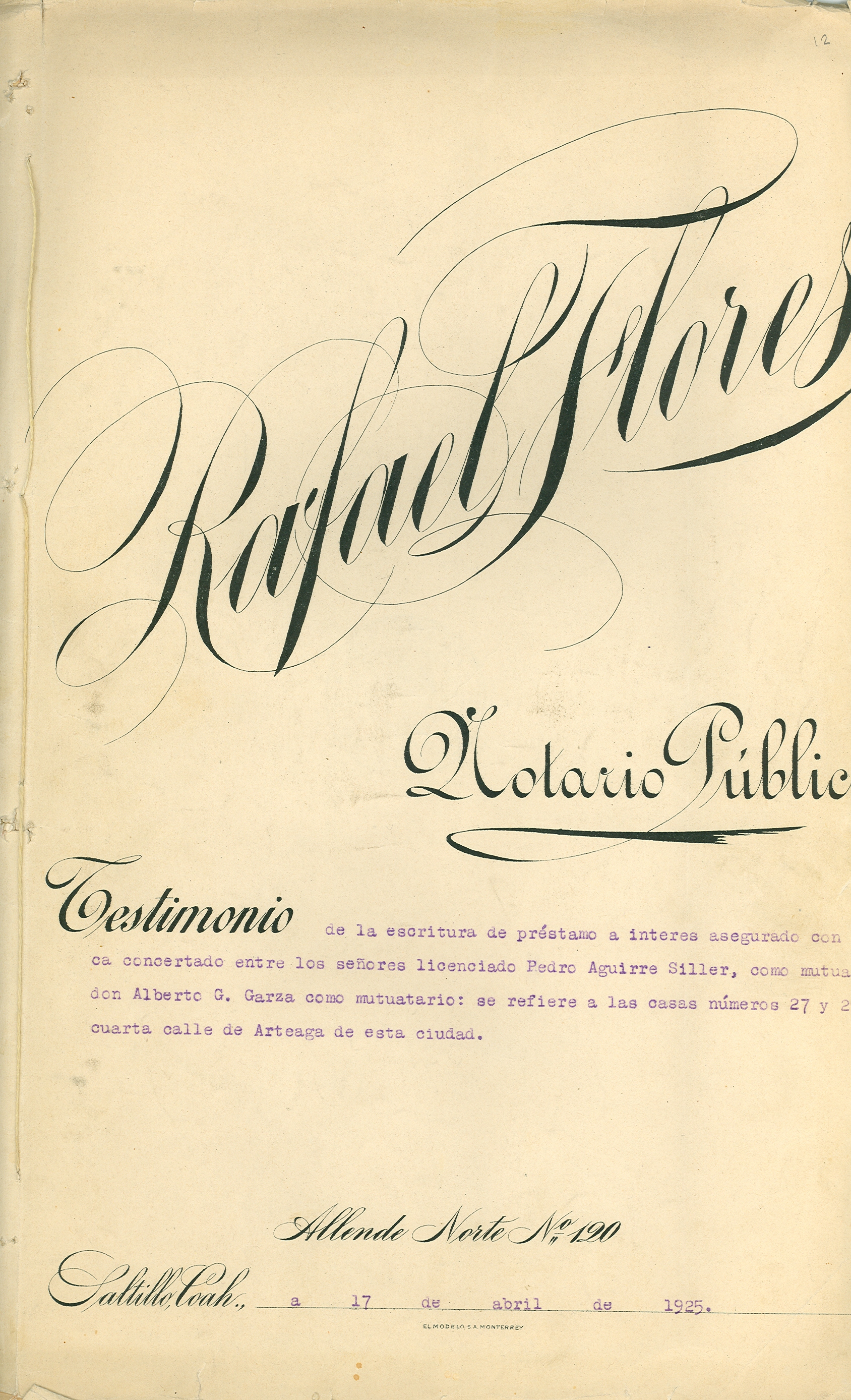 Documento histórico