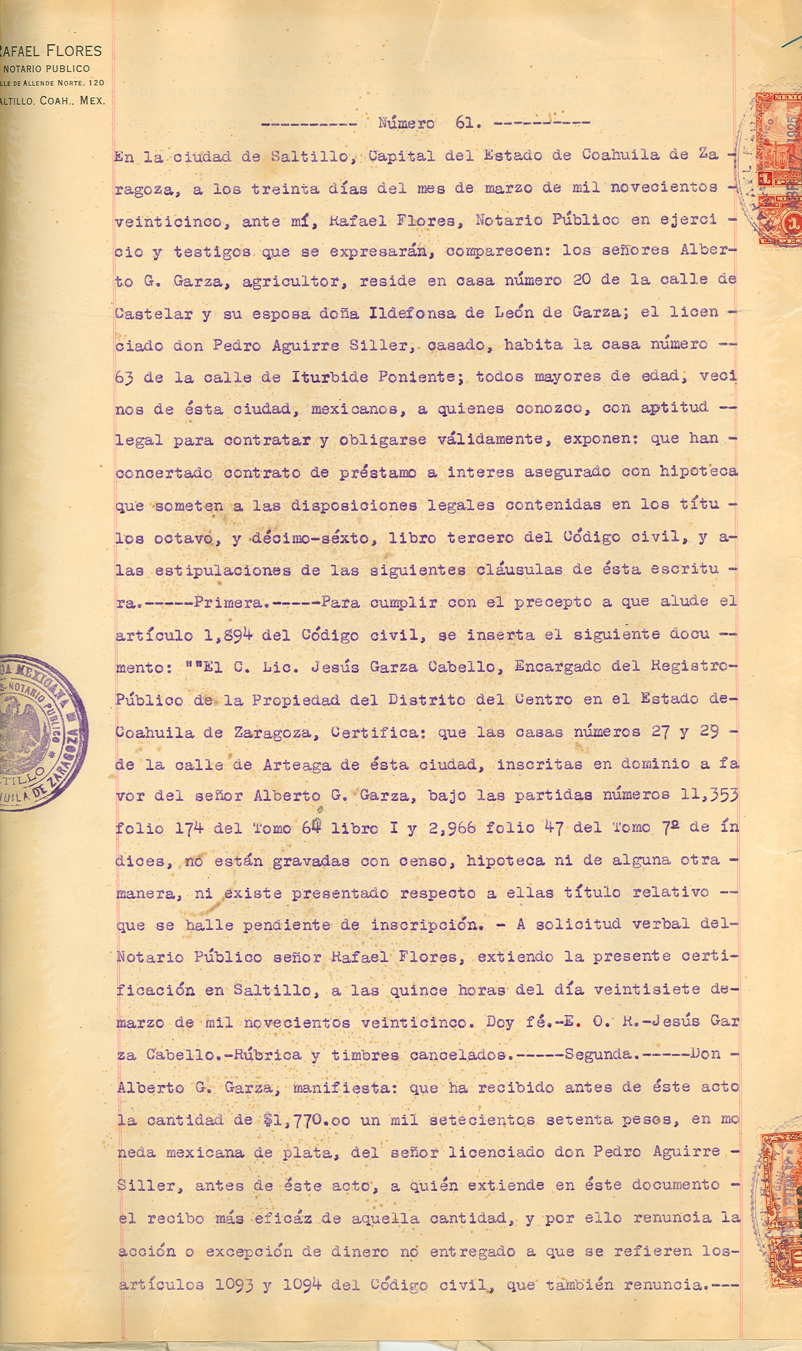 Documento histórico