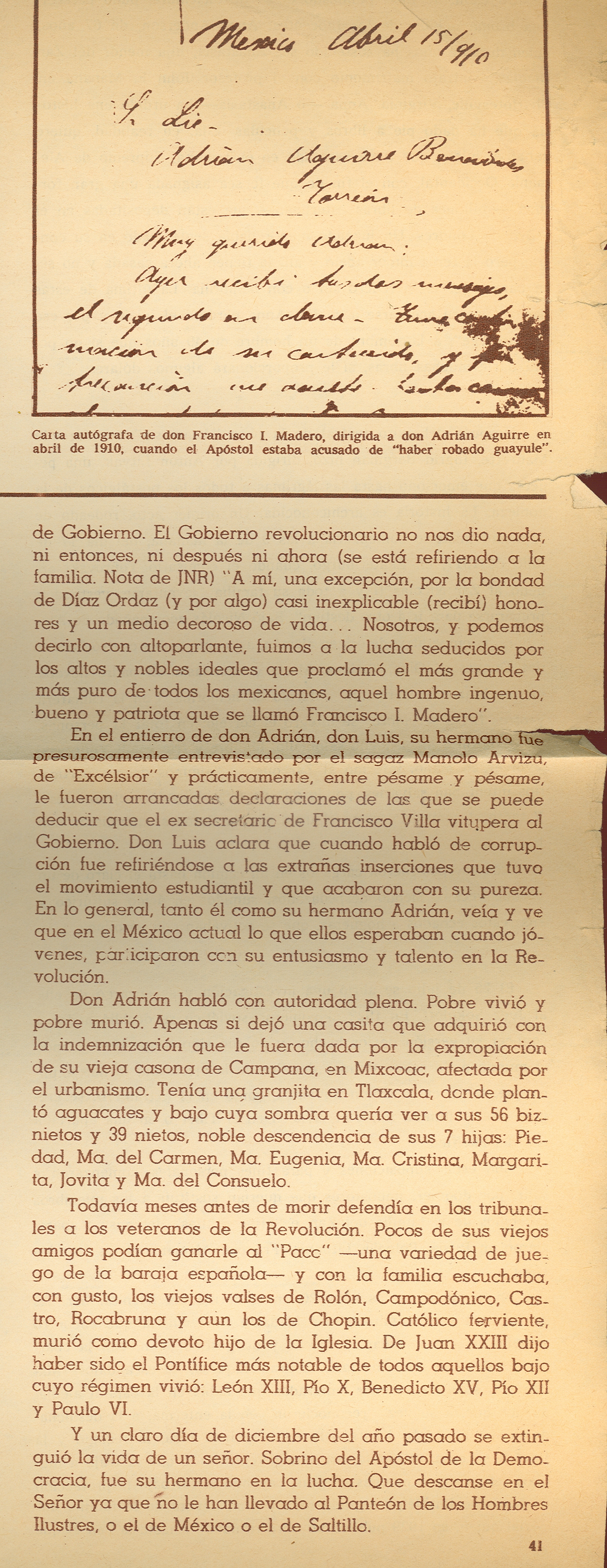 Documento histórico