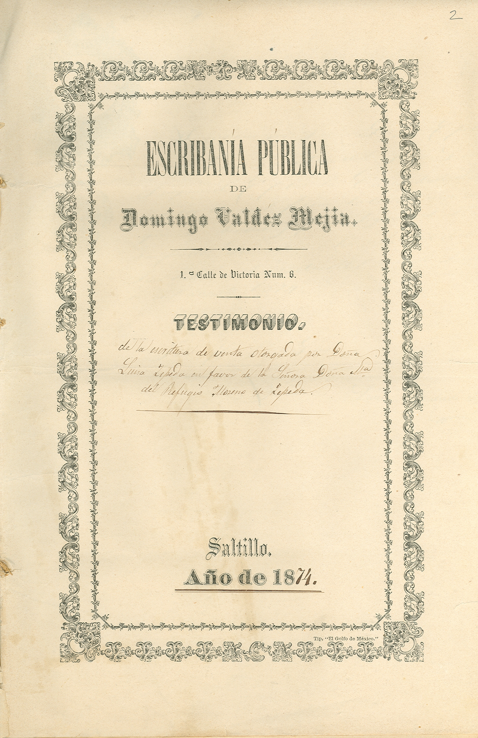 Documento histórico