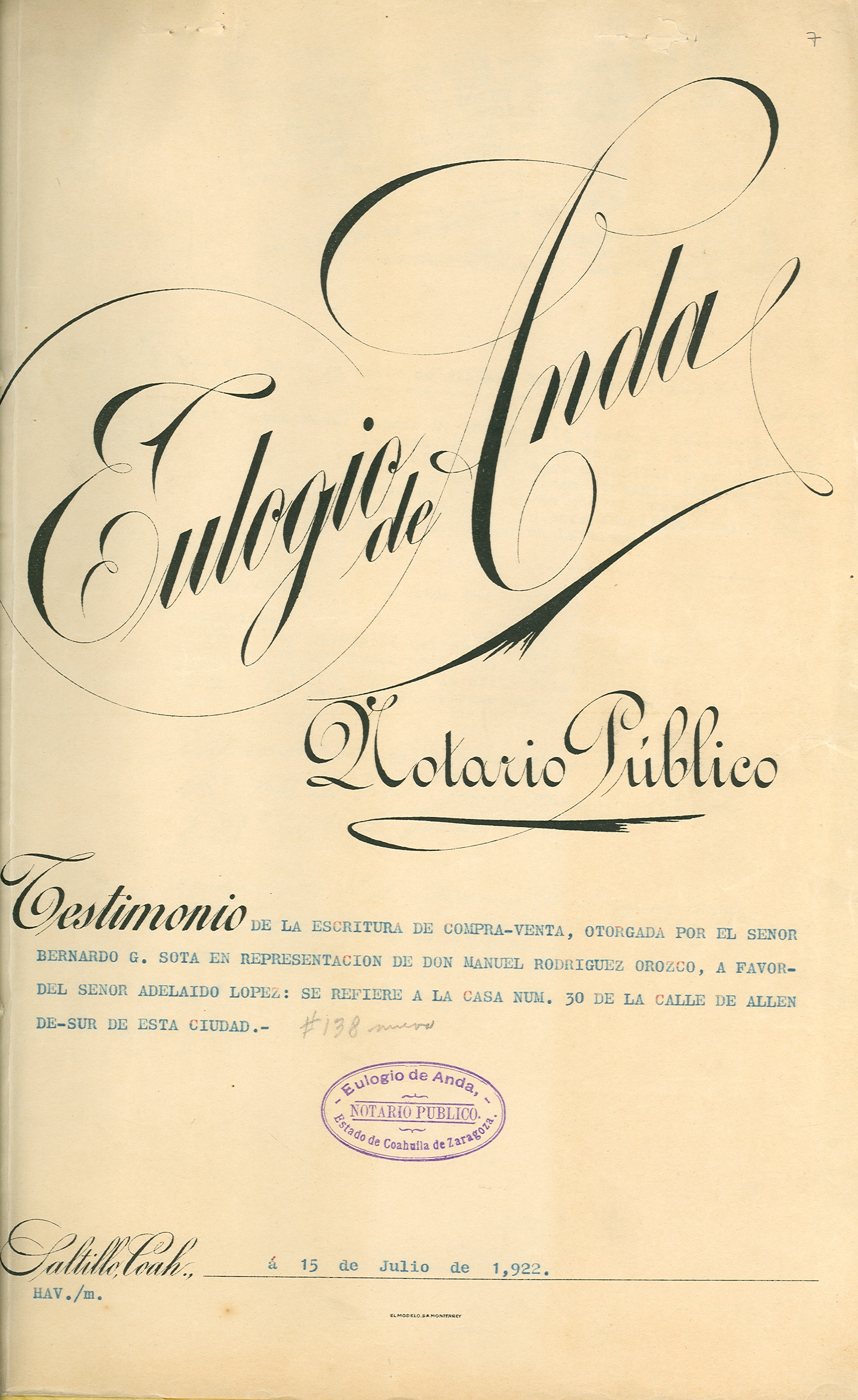 Documento histórico