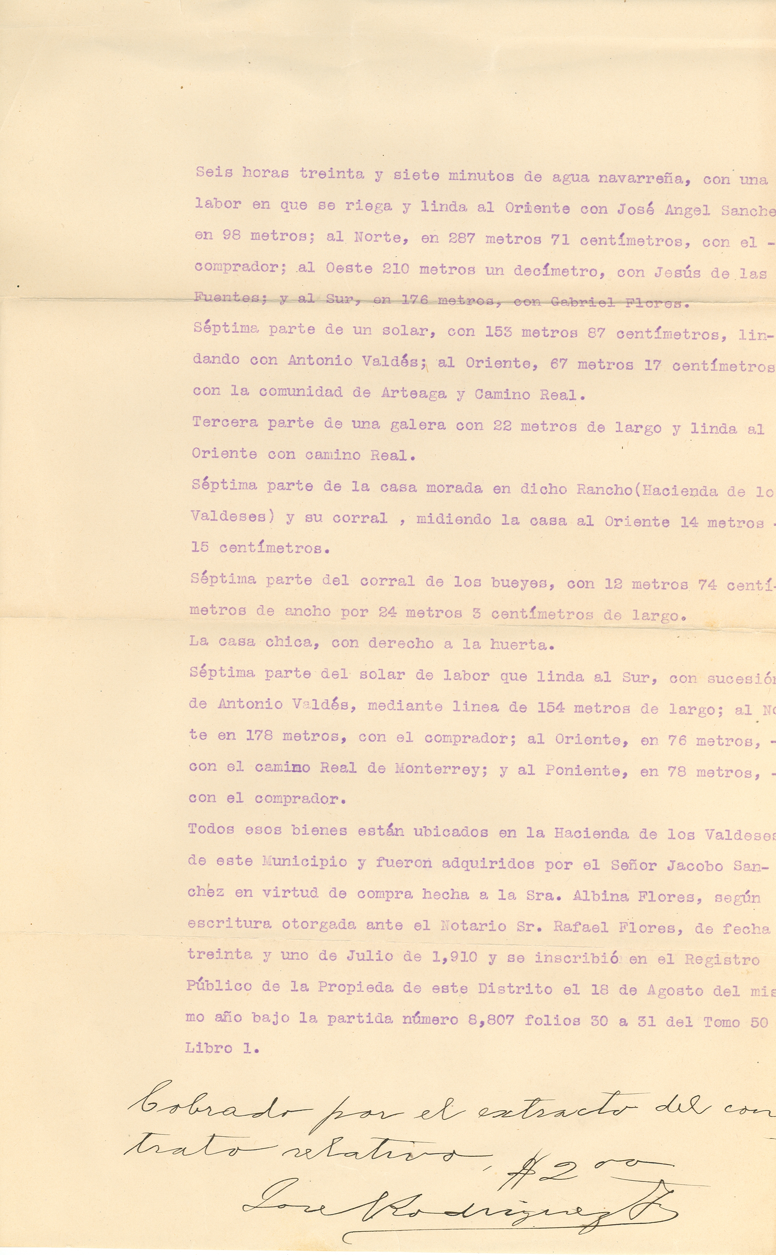 Documento histórico