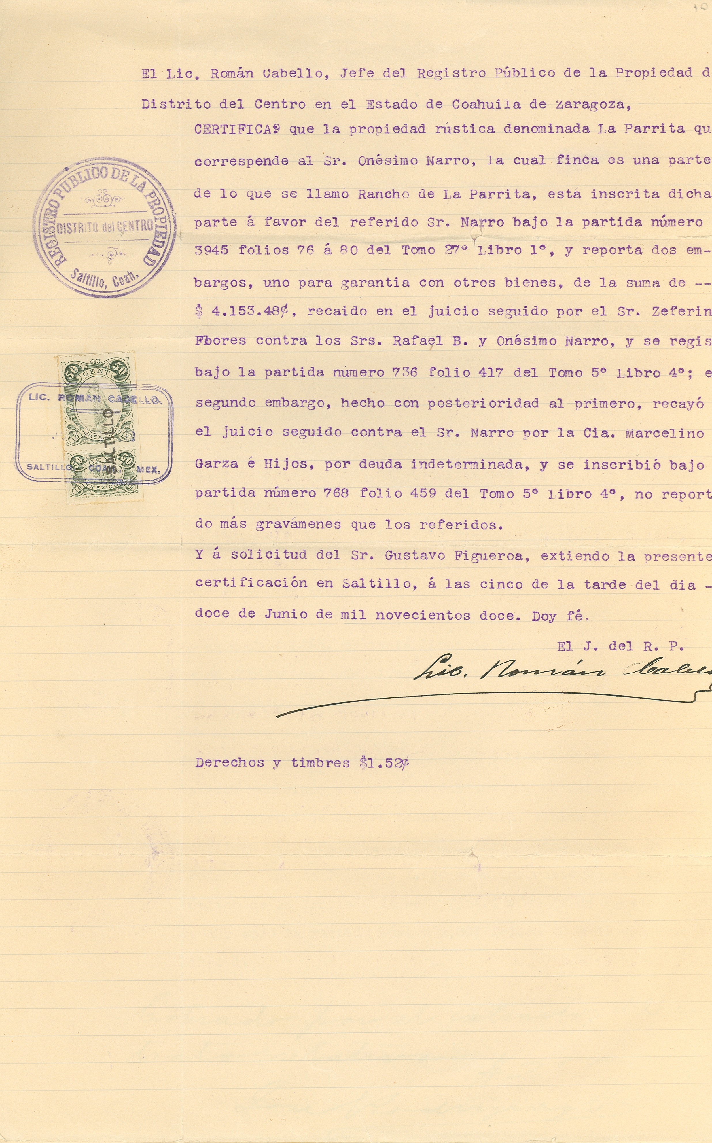 Documento histórico