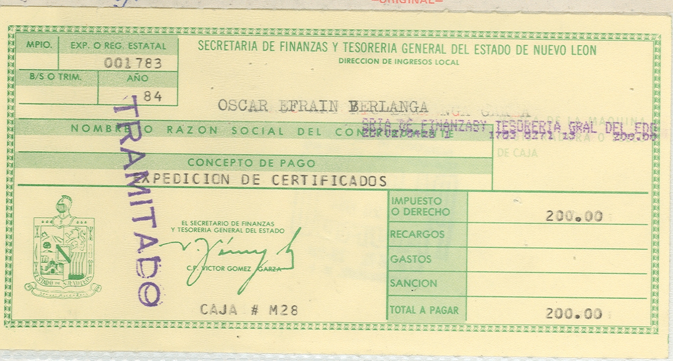 Documento histórico