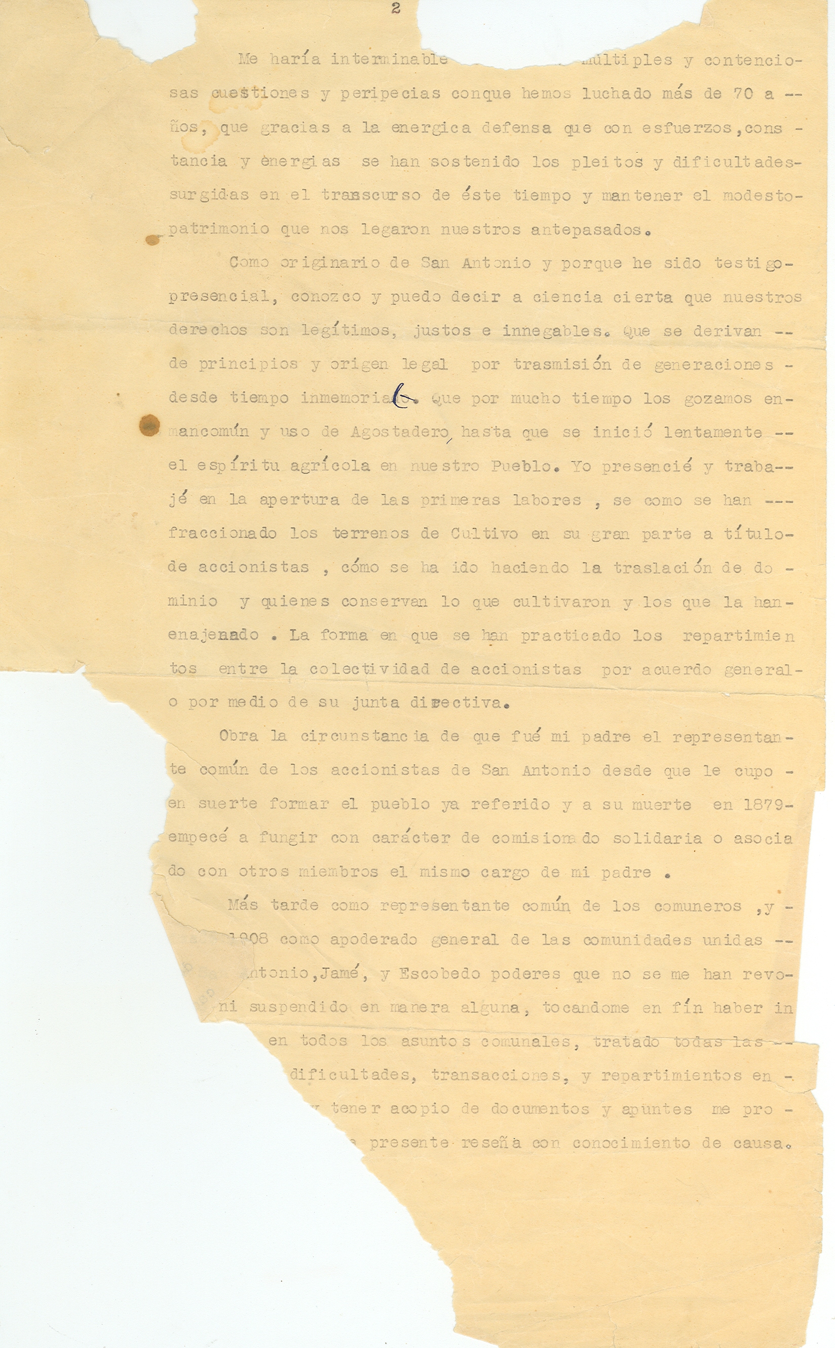 Documento histórico