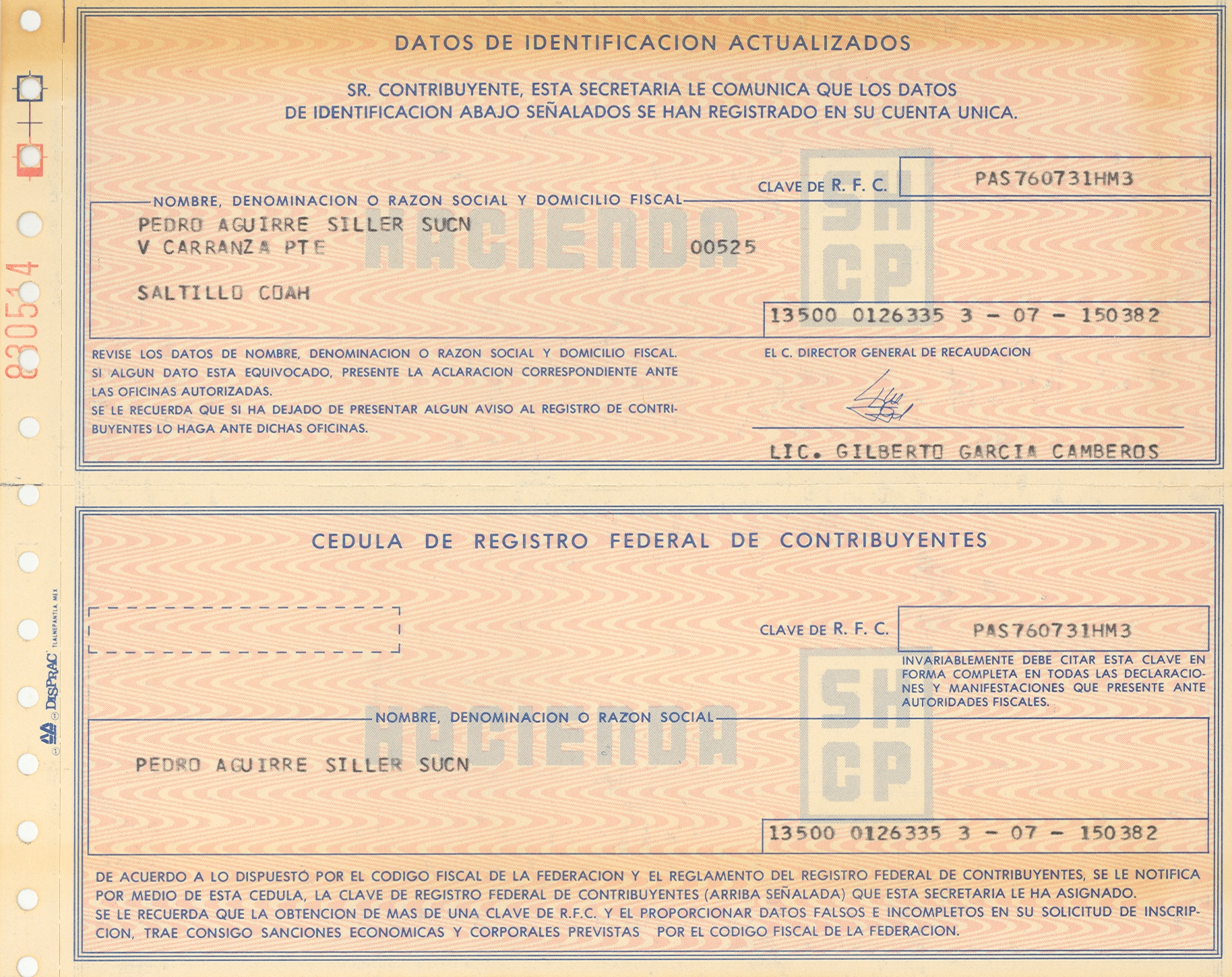Documento histórico