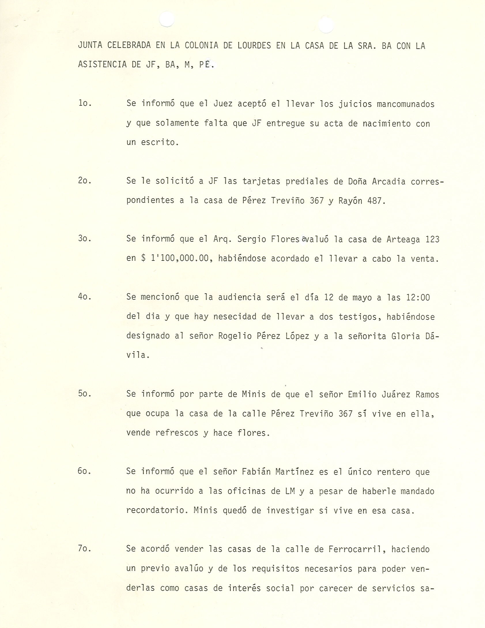 Documento histórico