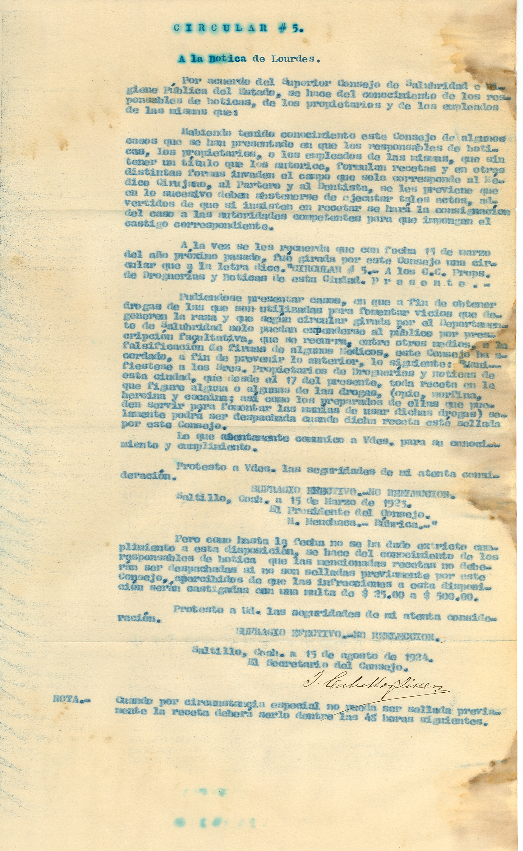 Documento histórico