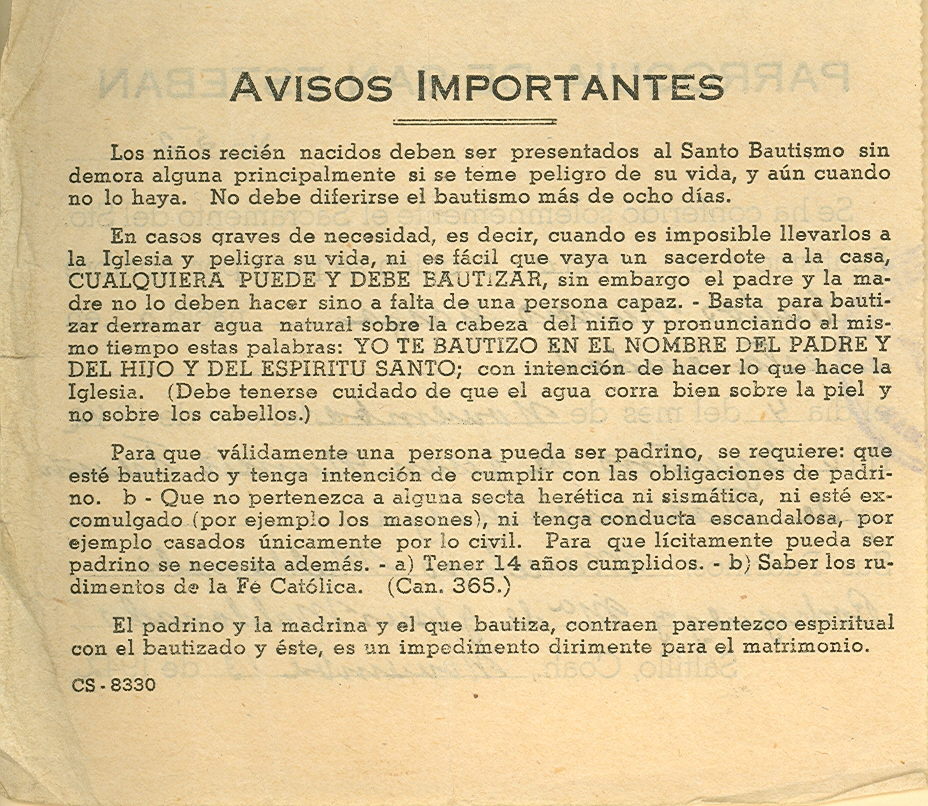 Documento histórico