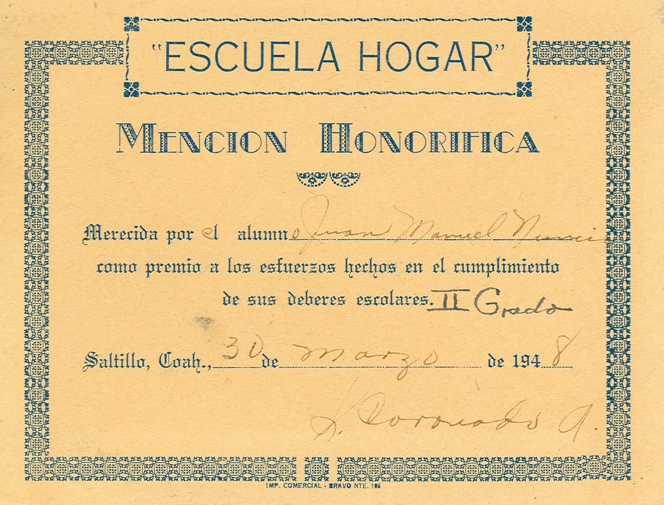 Documento histórico