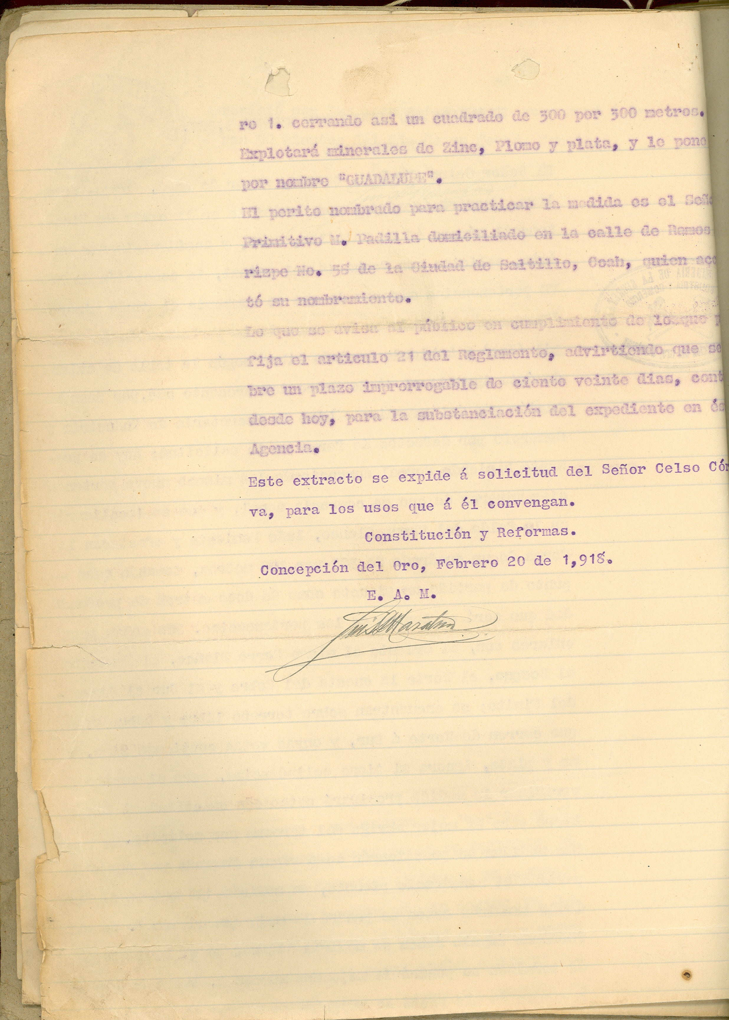 Documento histórico