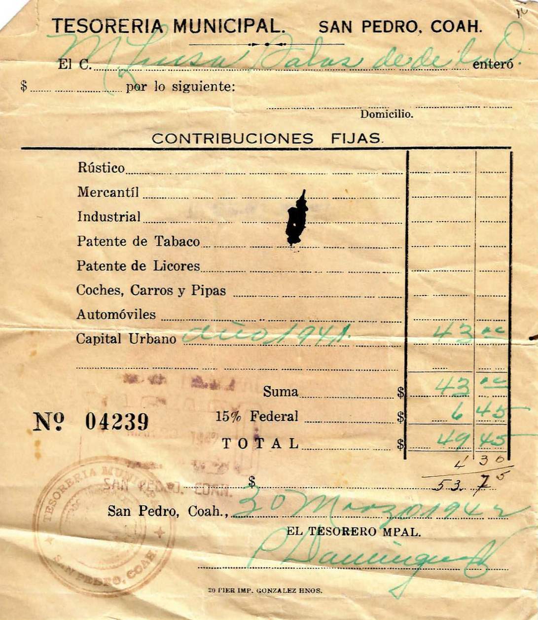 Documento histórico
