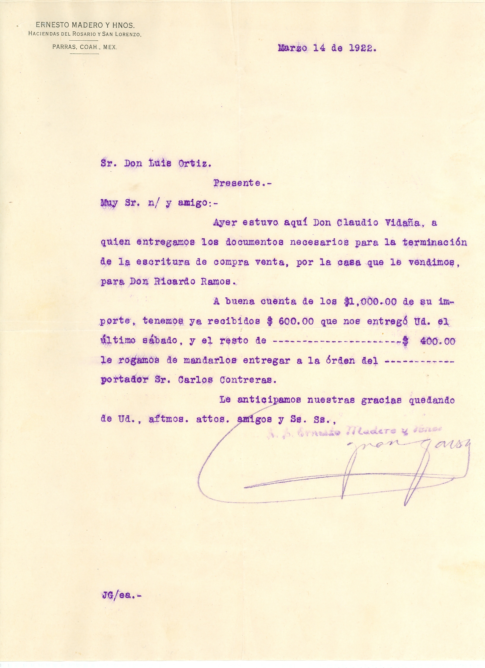 Documento histórico