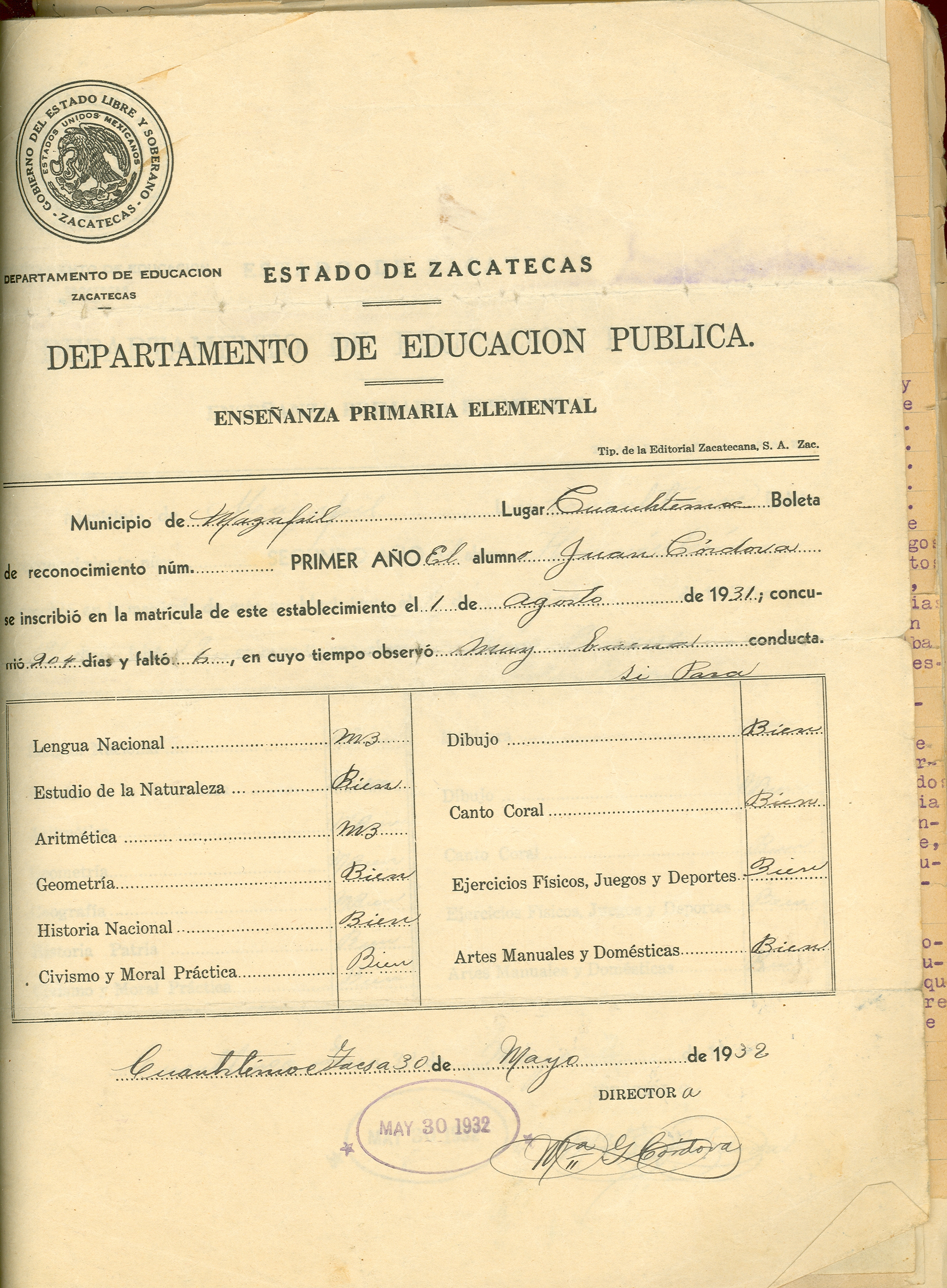 Documento histórico