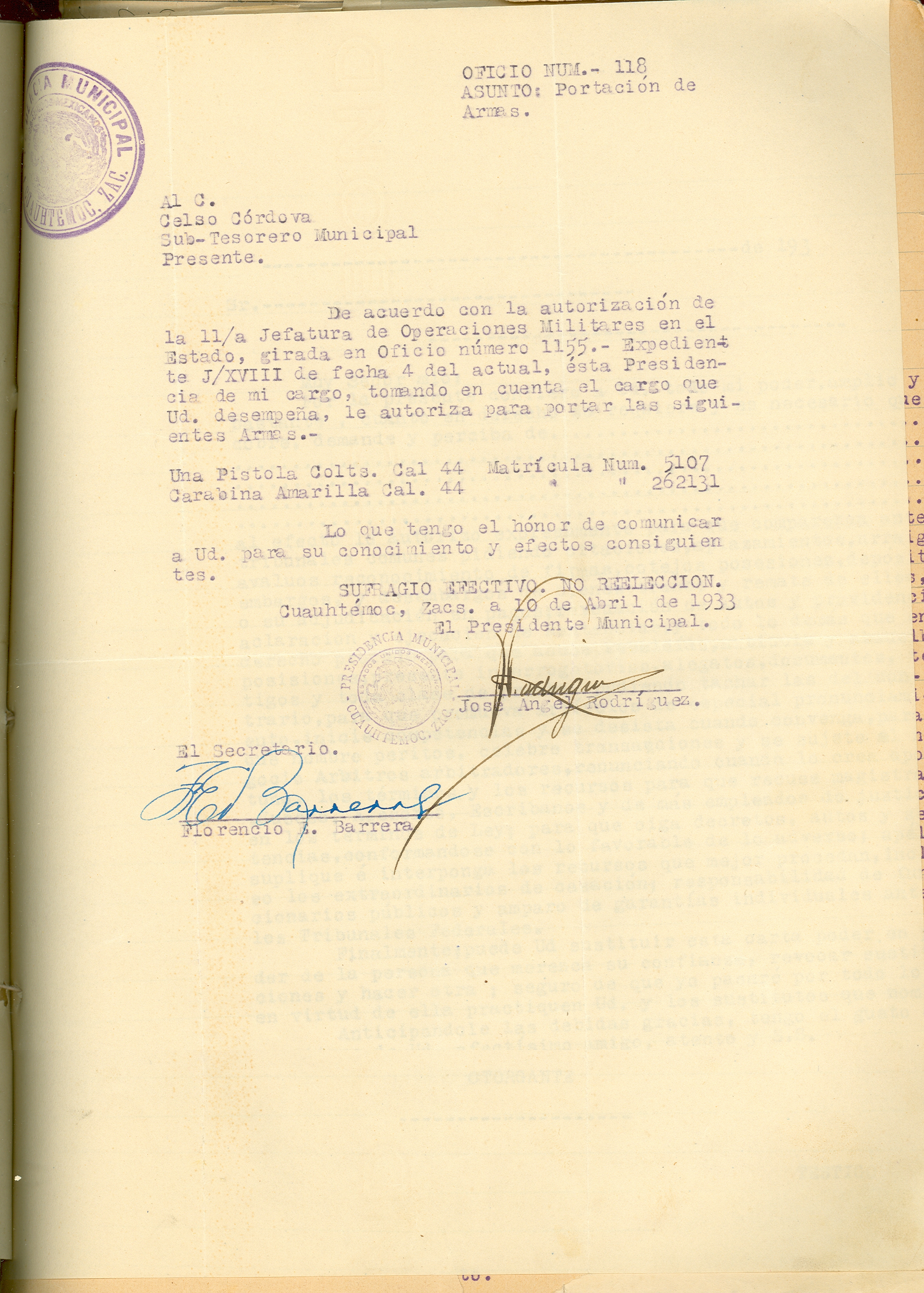 Documento histórico