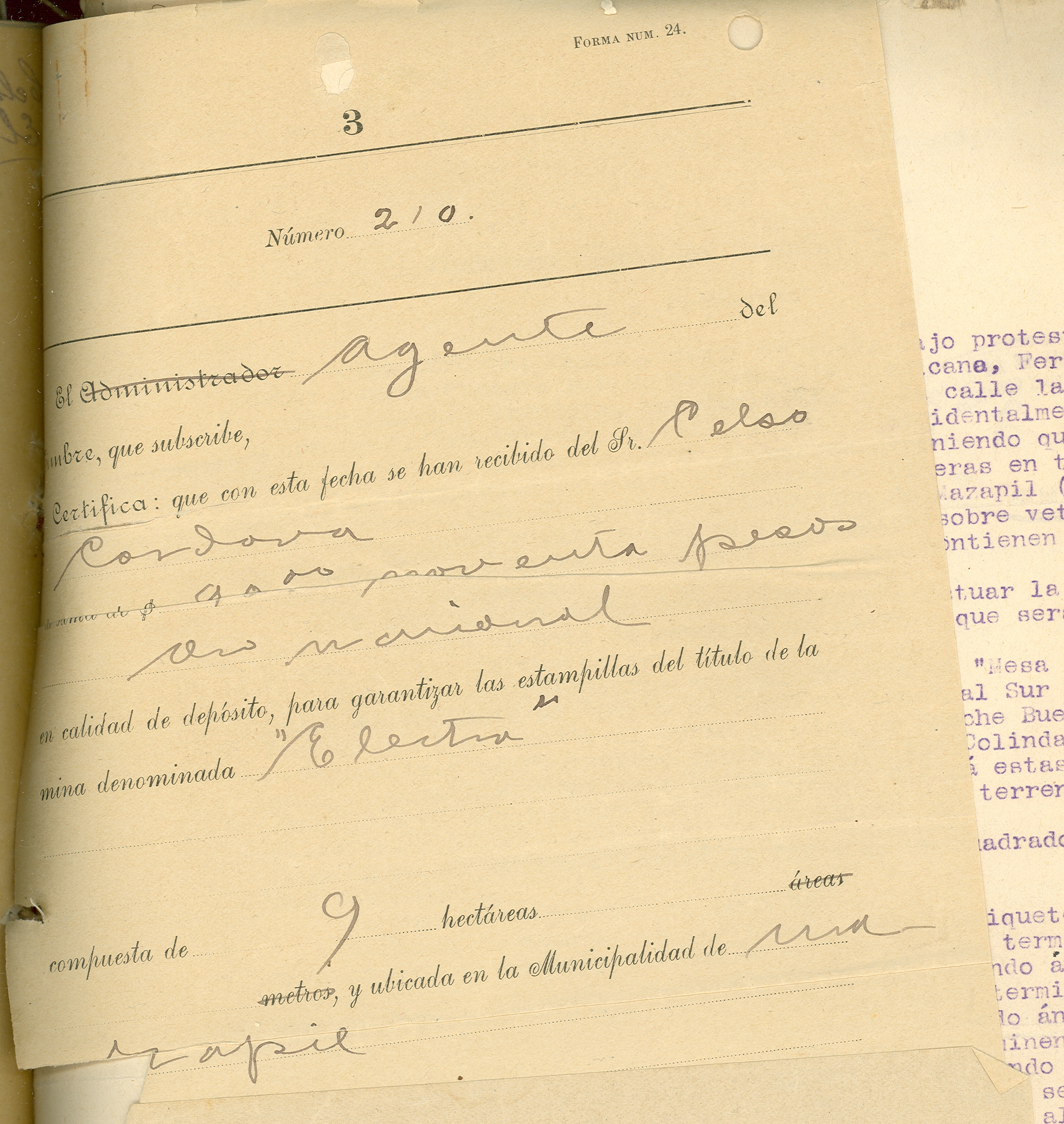 Documento histórico