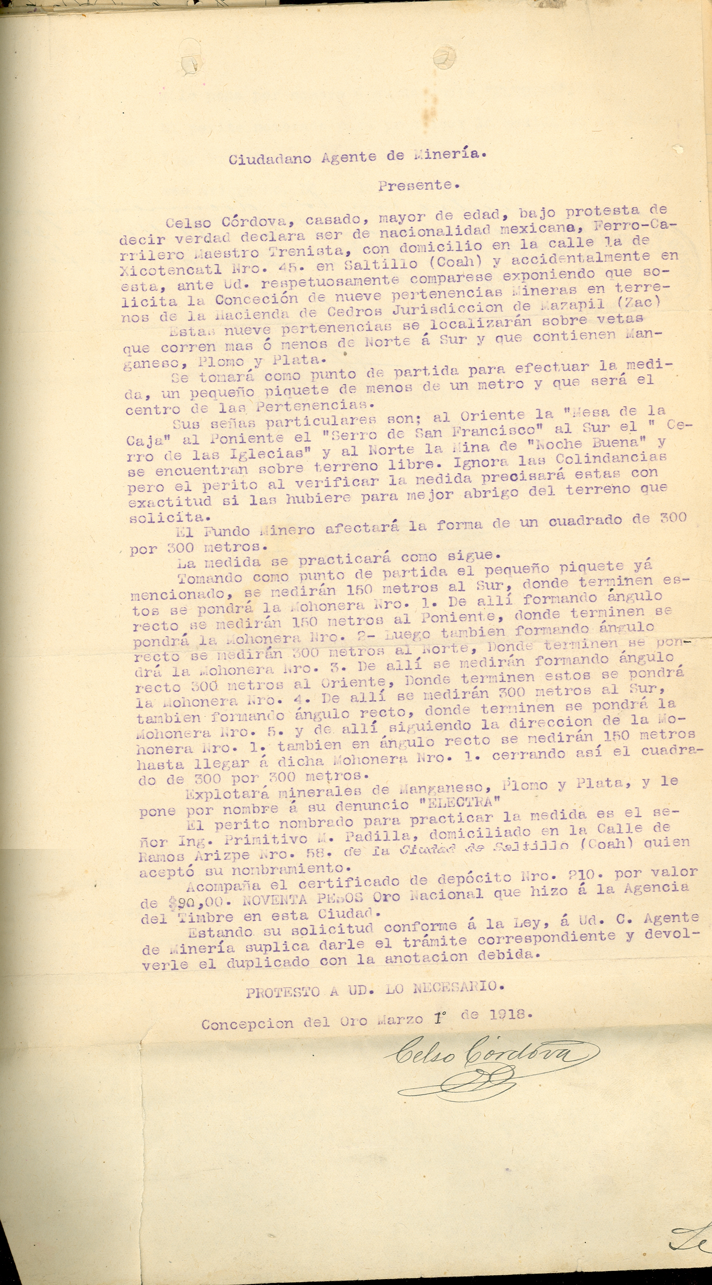 Documento histórico