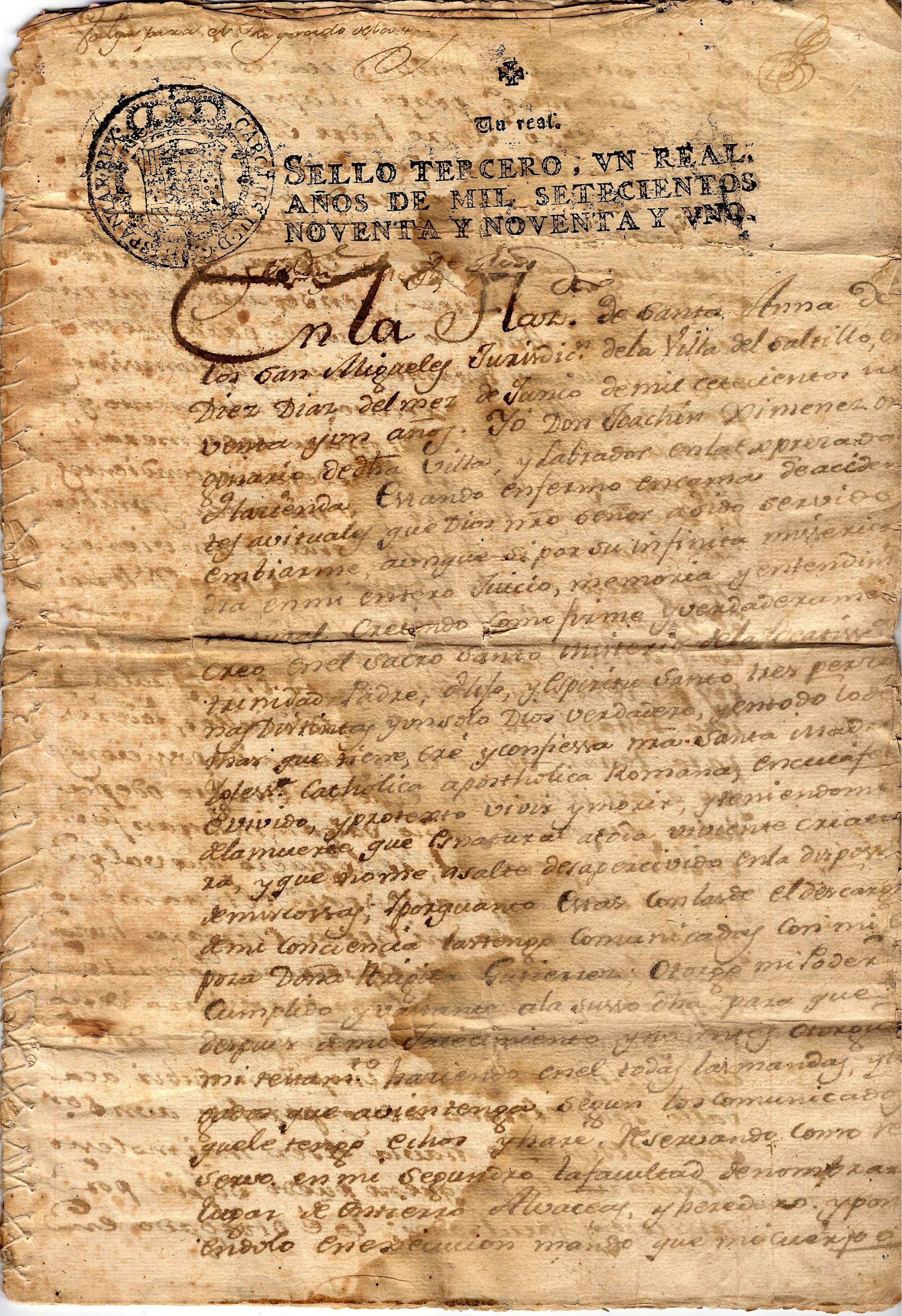 Documento histórico