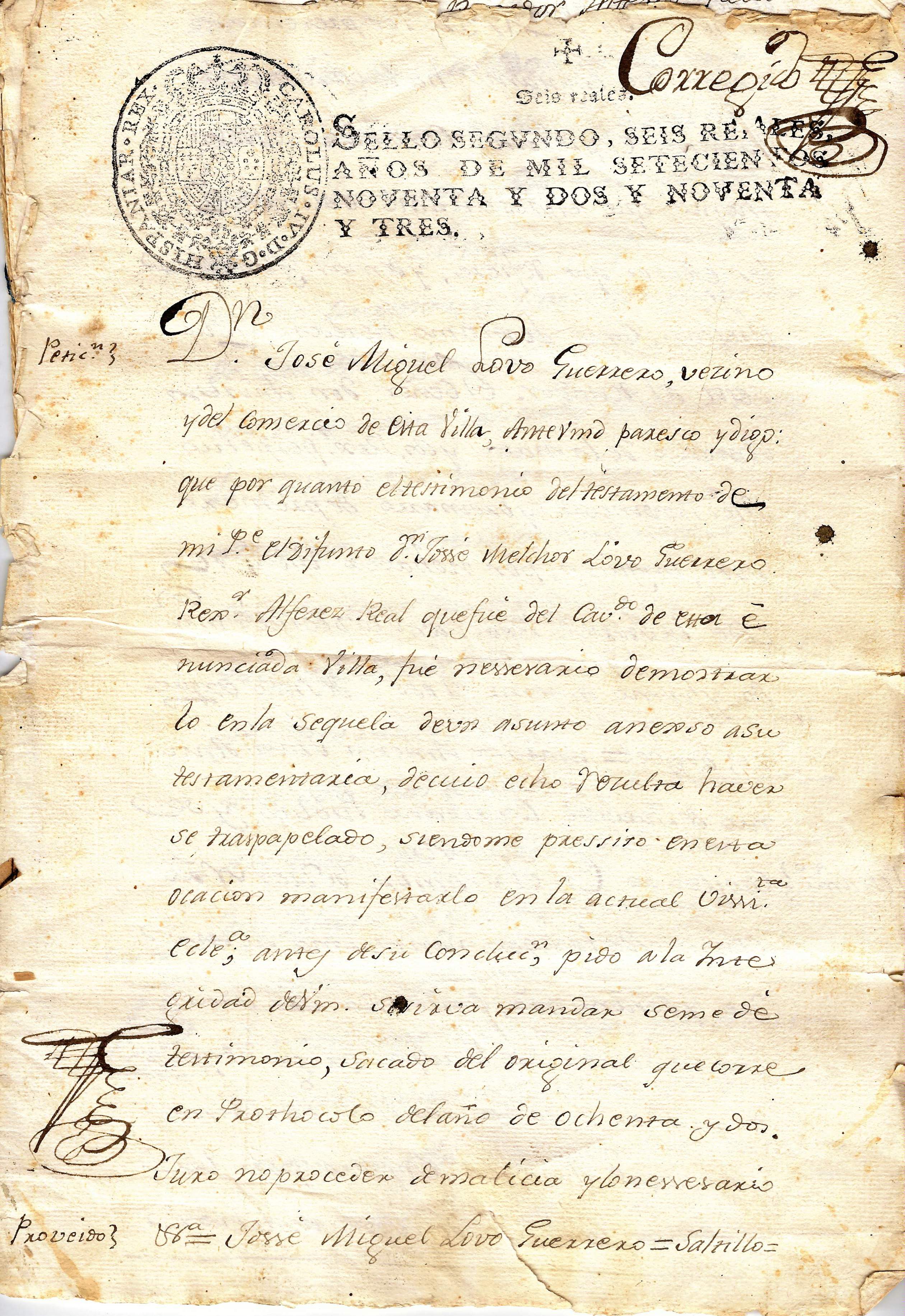 Documento histórico