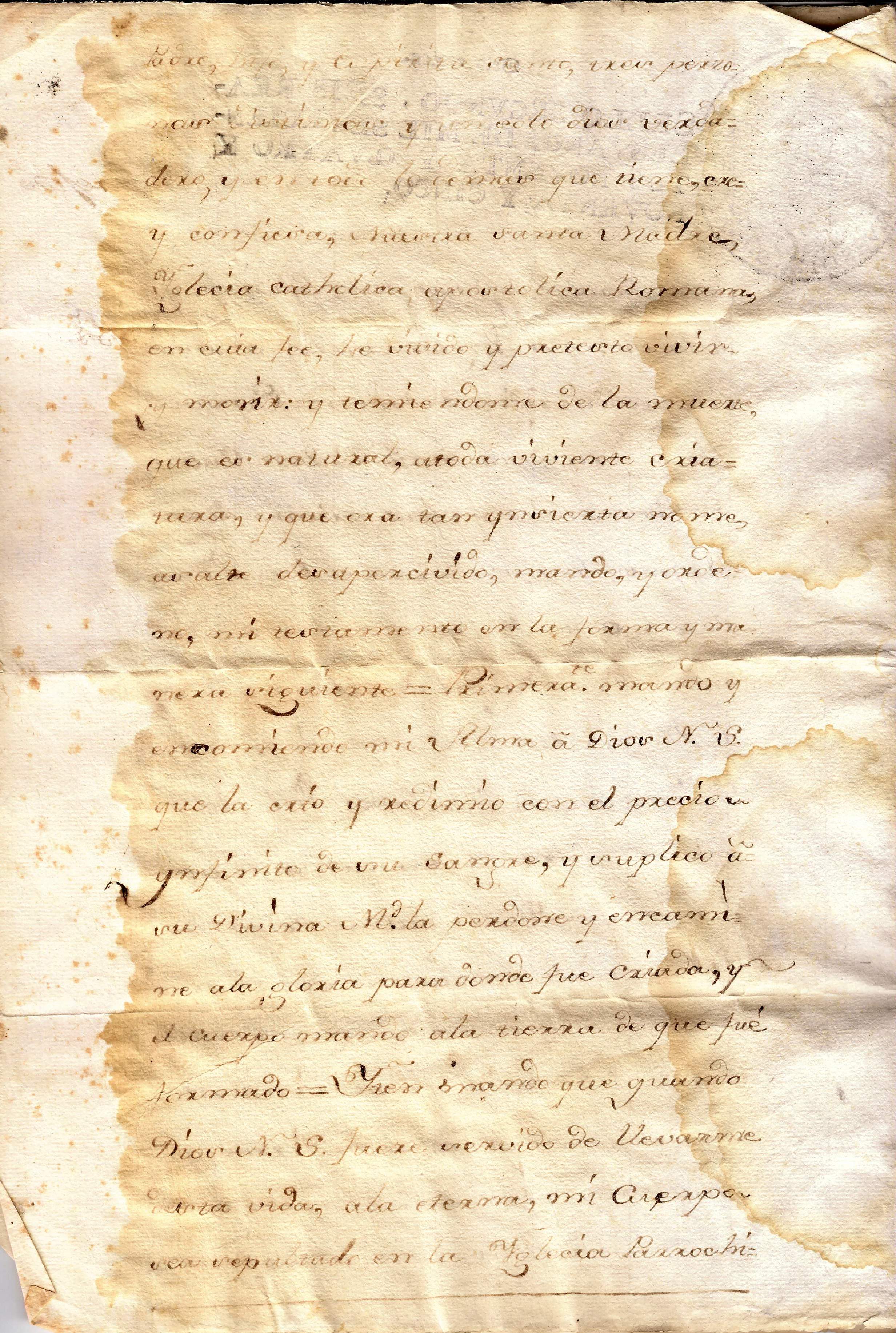 Documento histórico