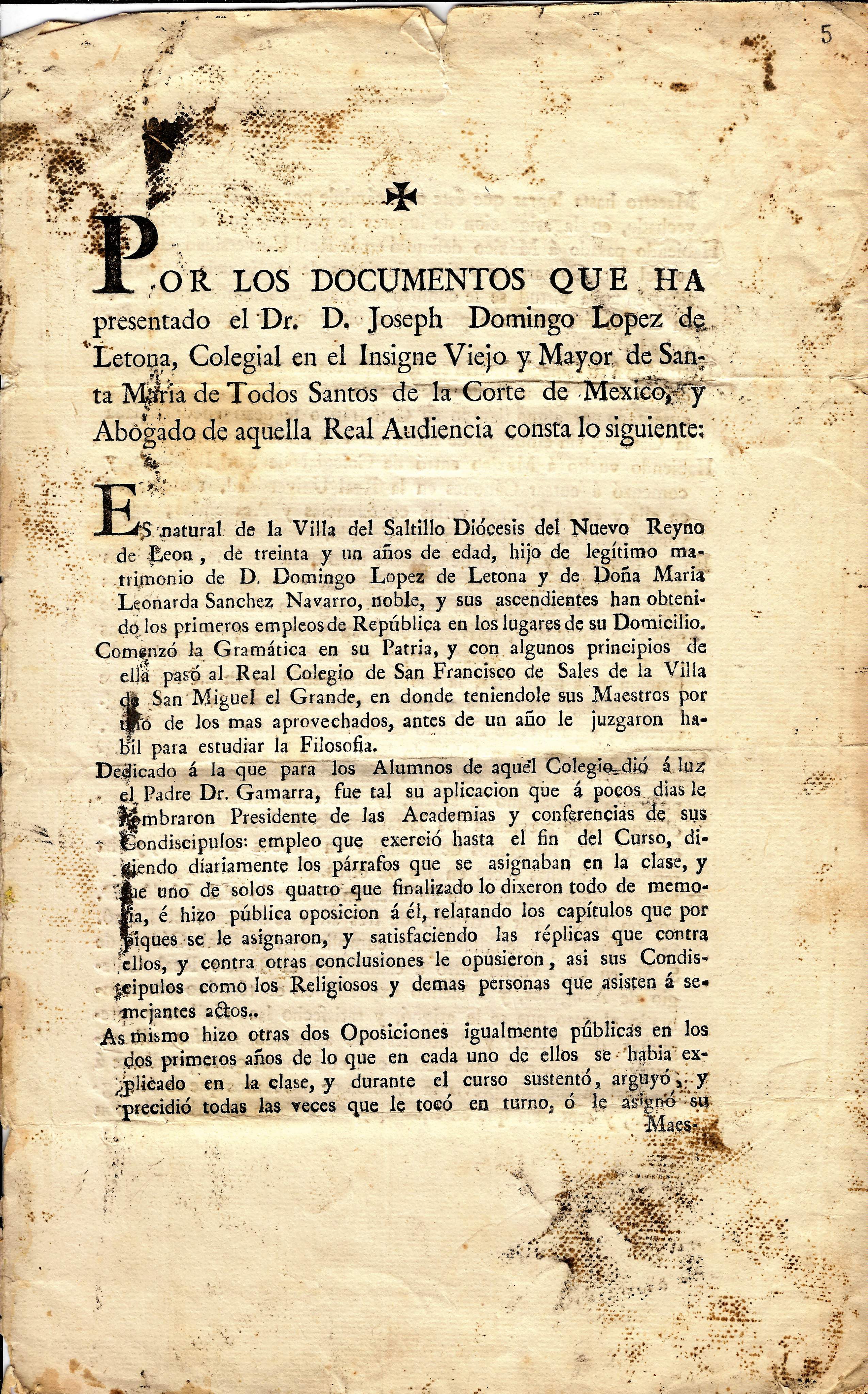Documento histórico