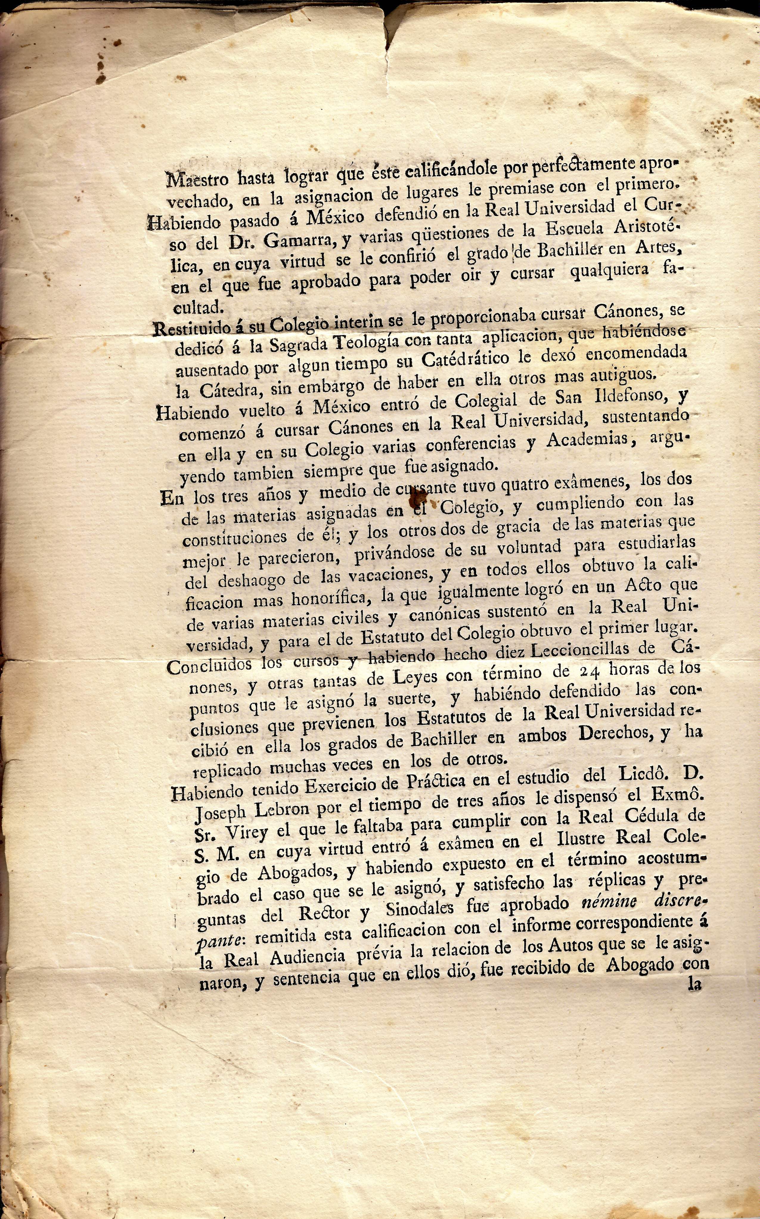 Documento histórico