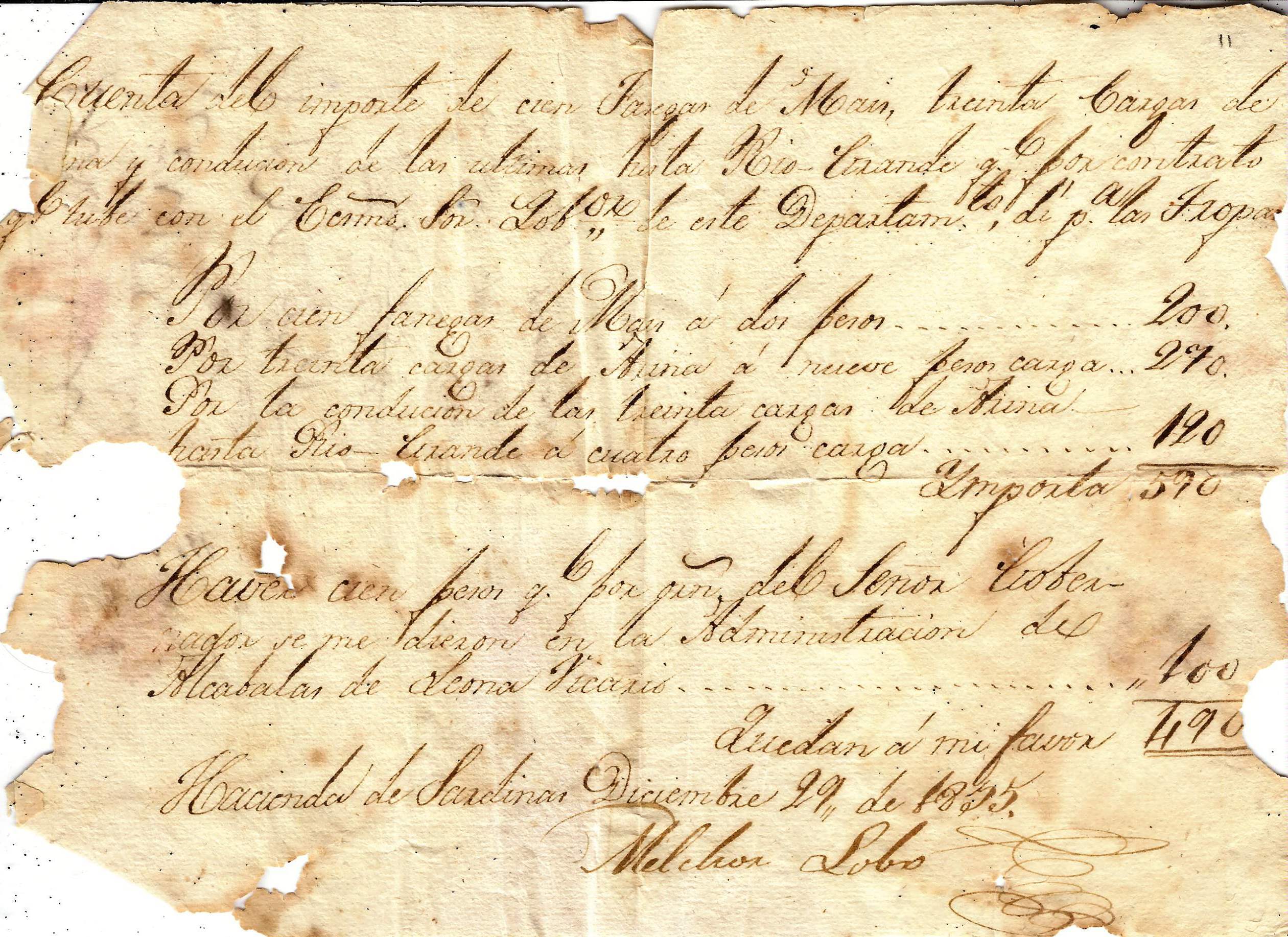 Documento histórico