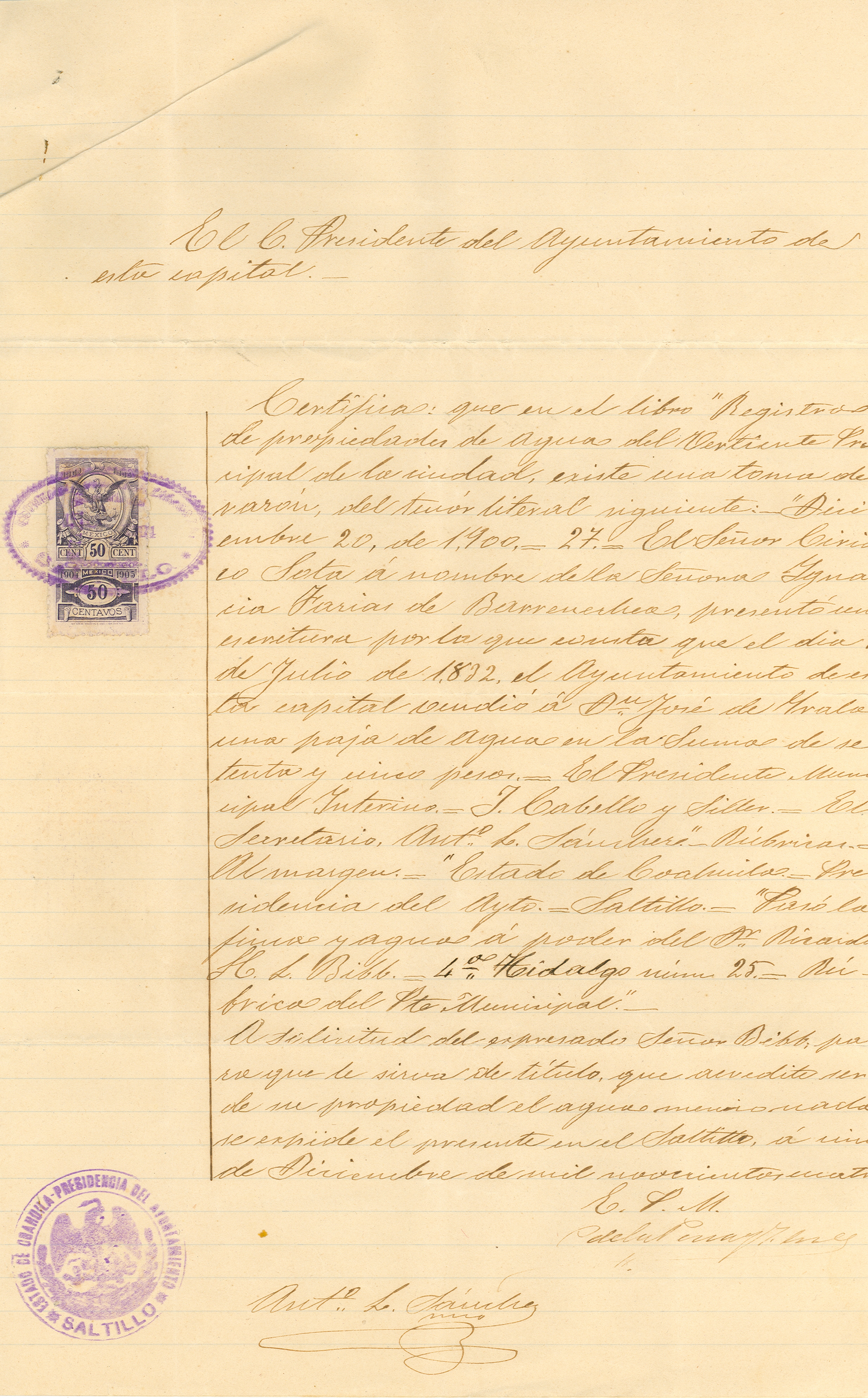 Documento histórico
