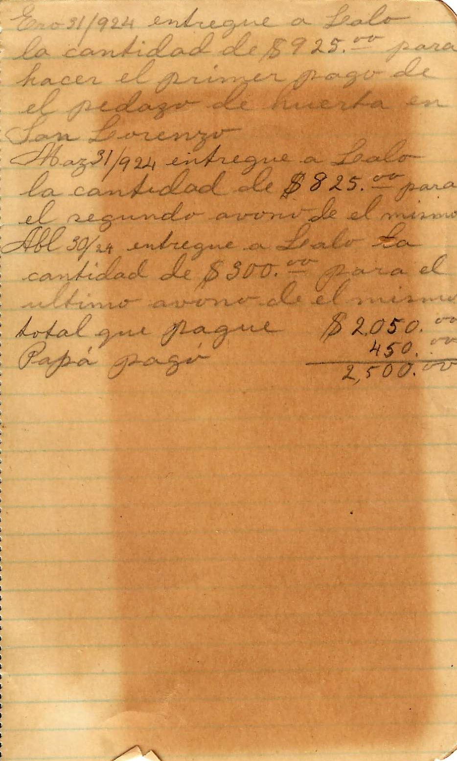 Documento histórico