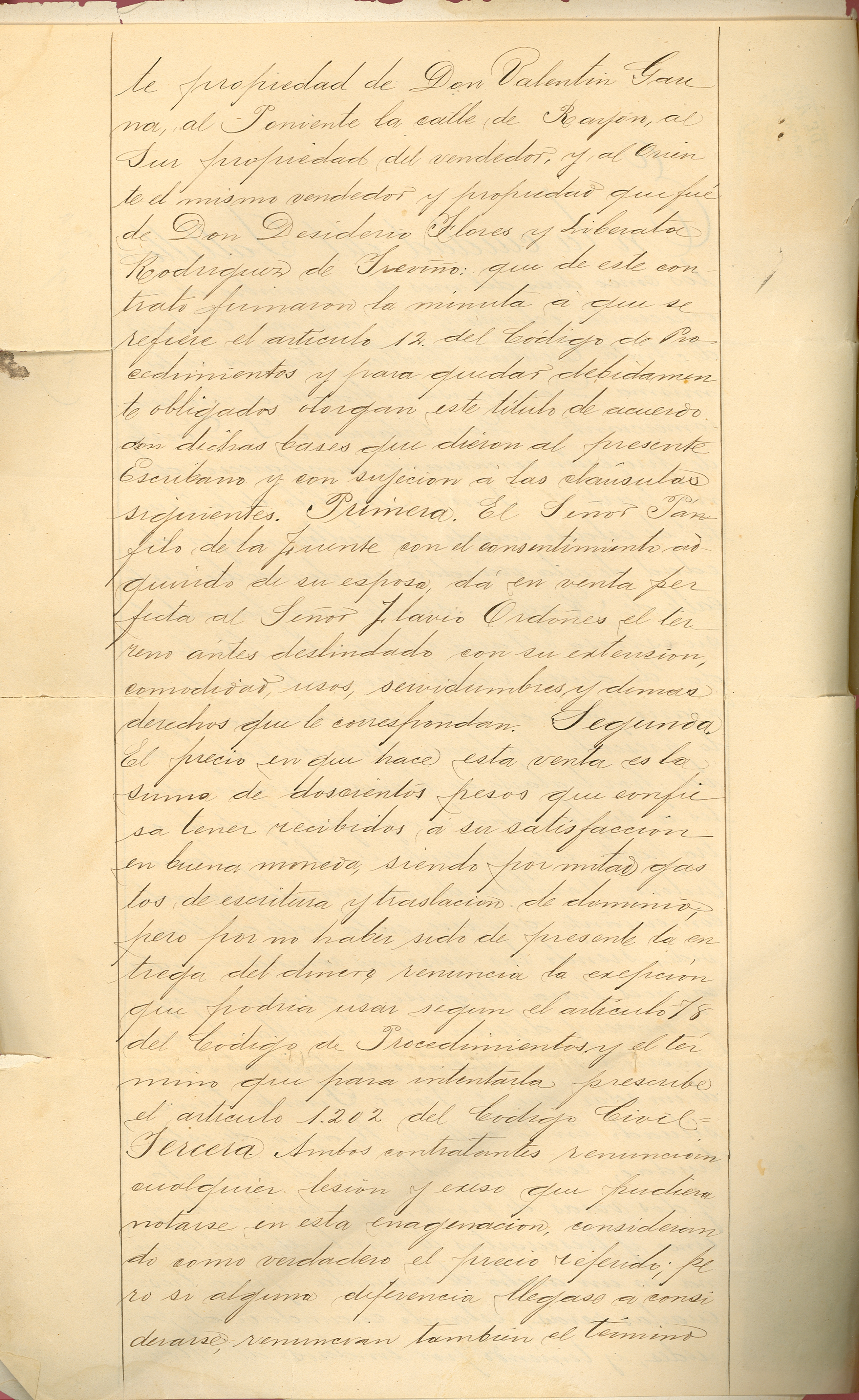 Documento histórico