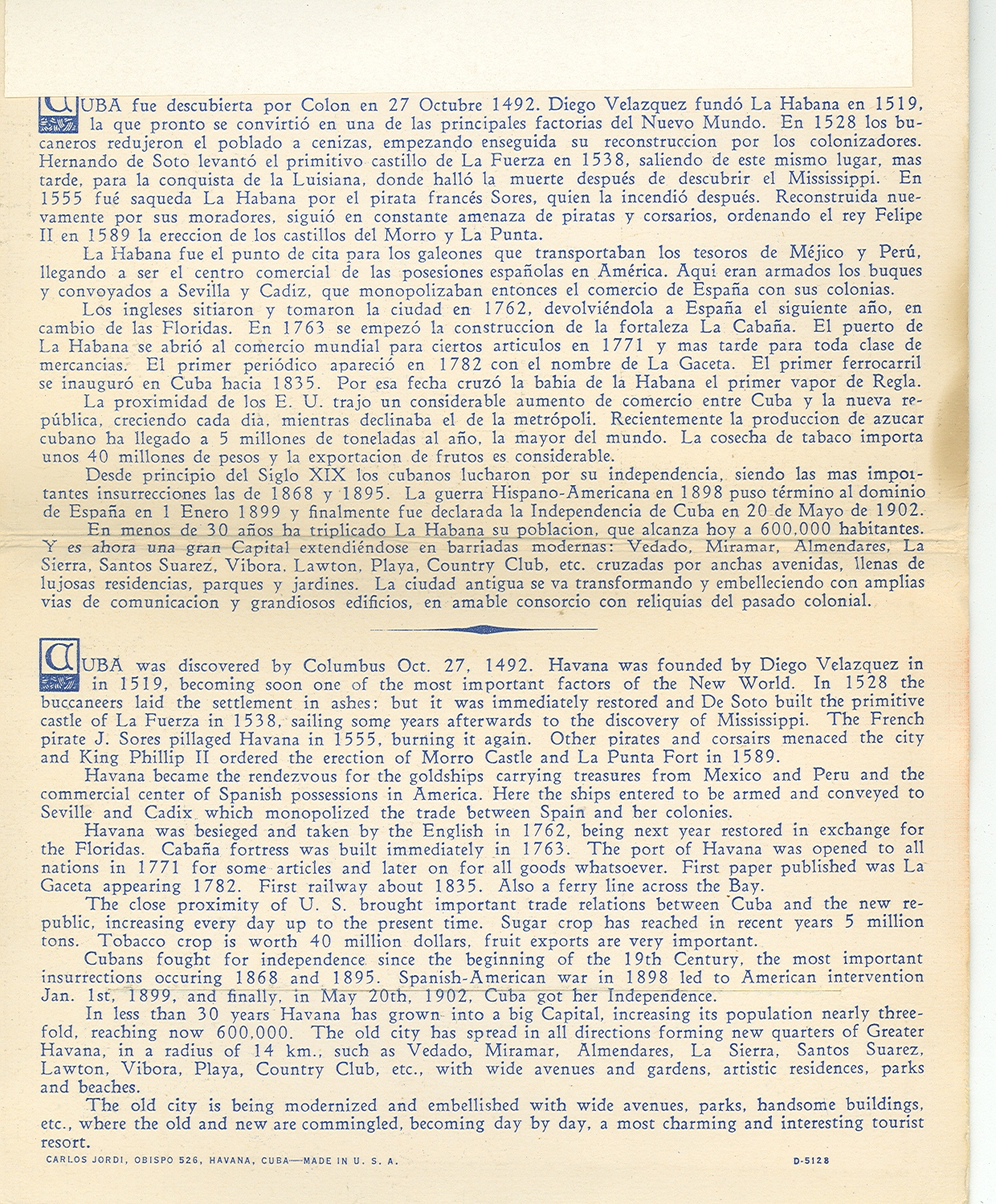 Documento histórico