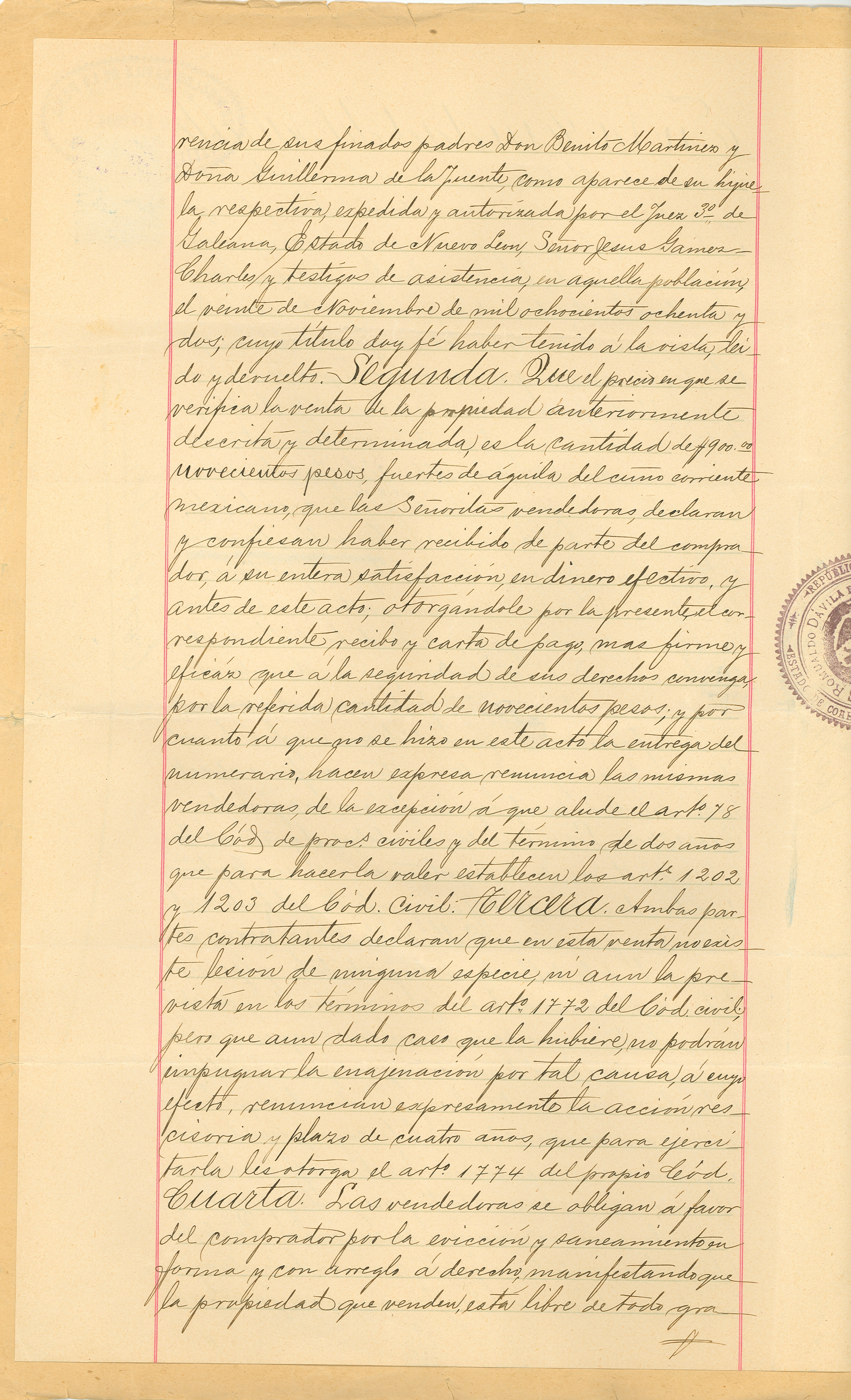 Documento histórico