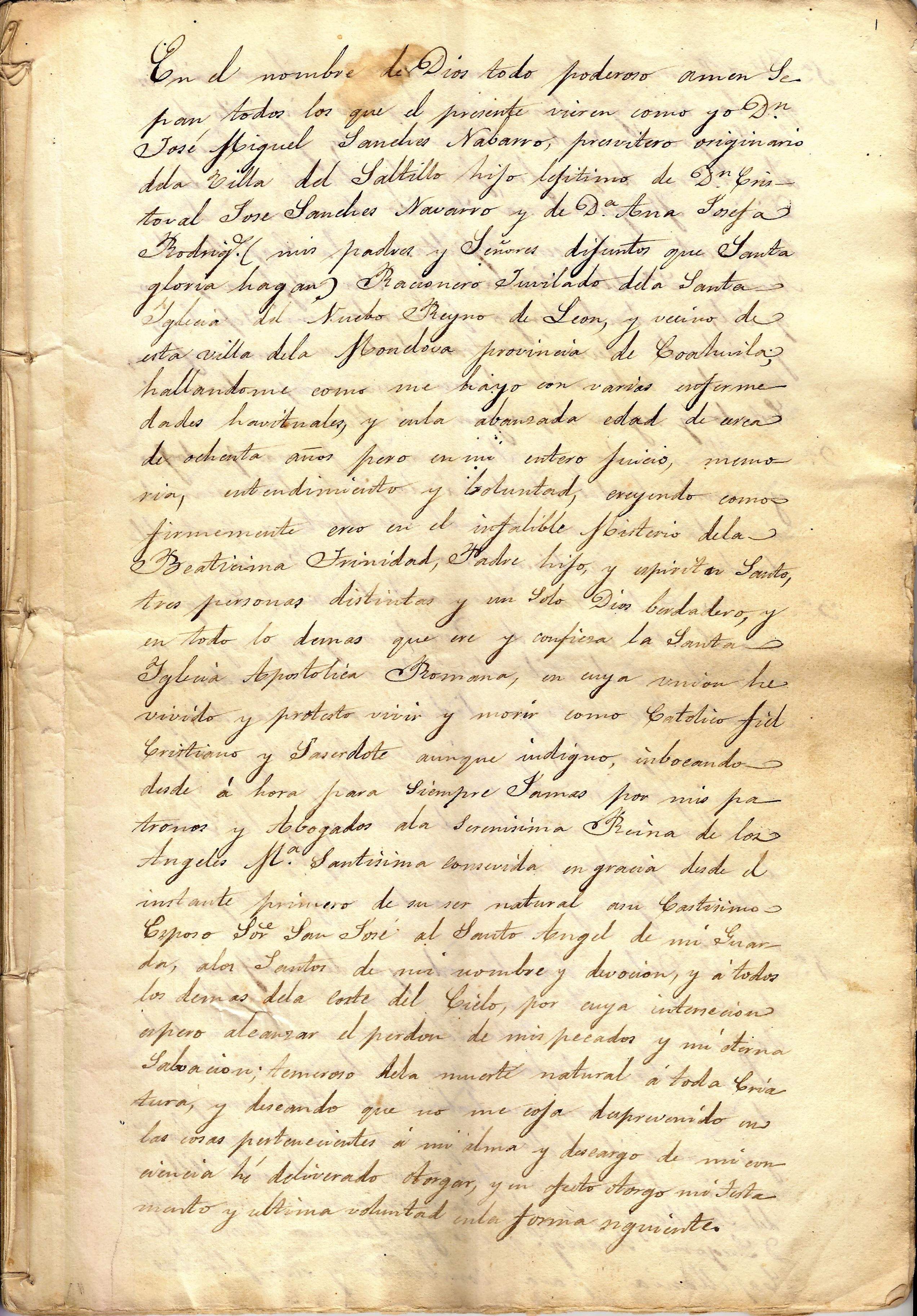 Documento histórico