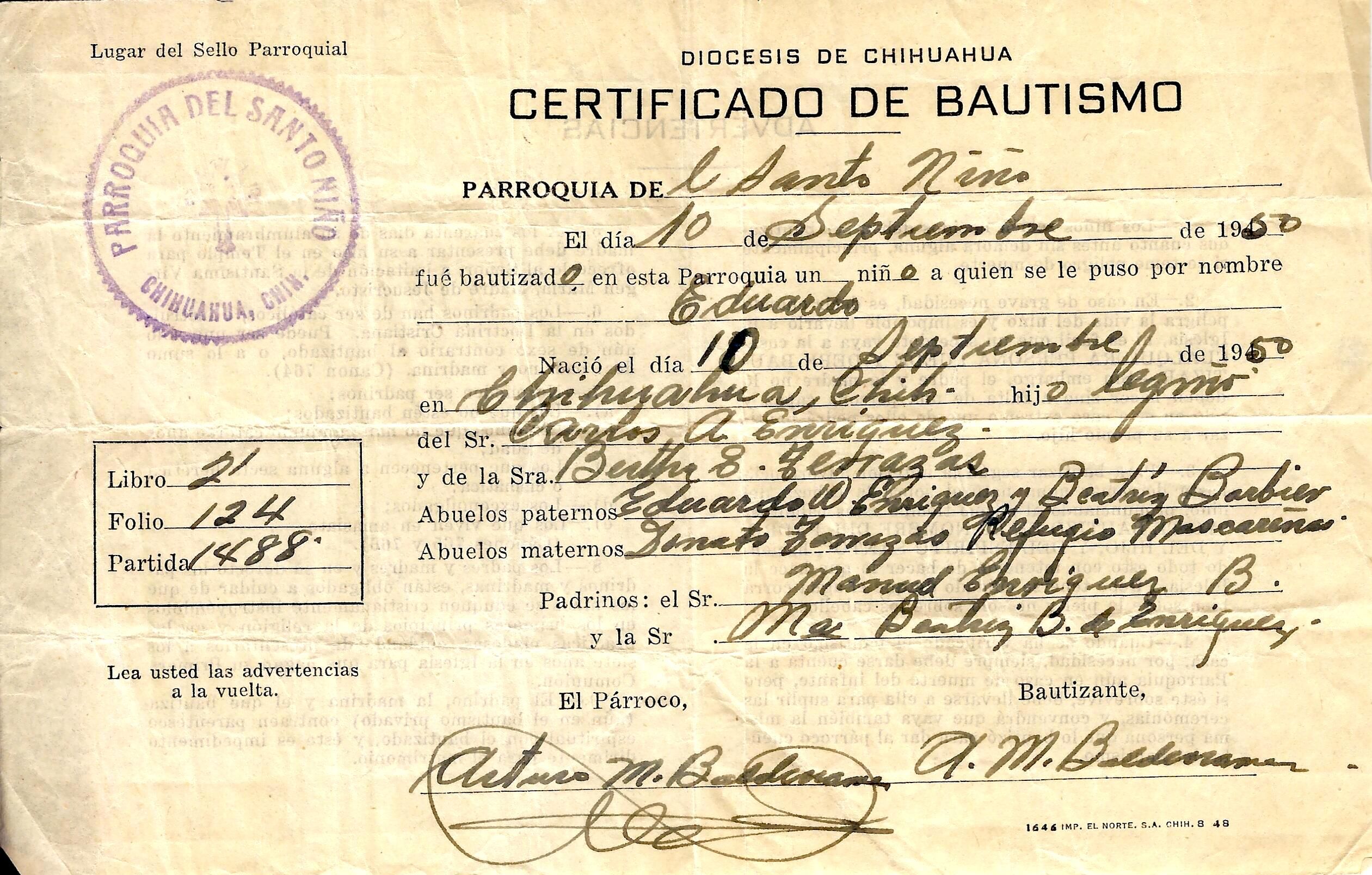 Documento histórico