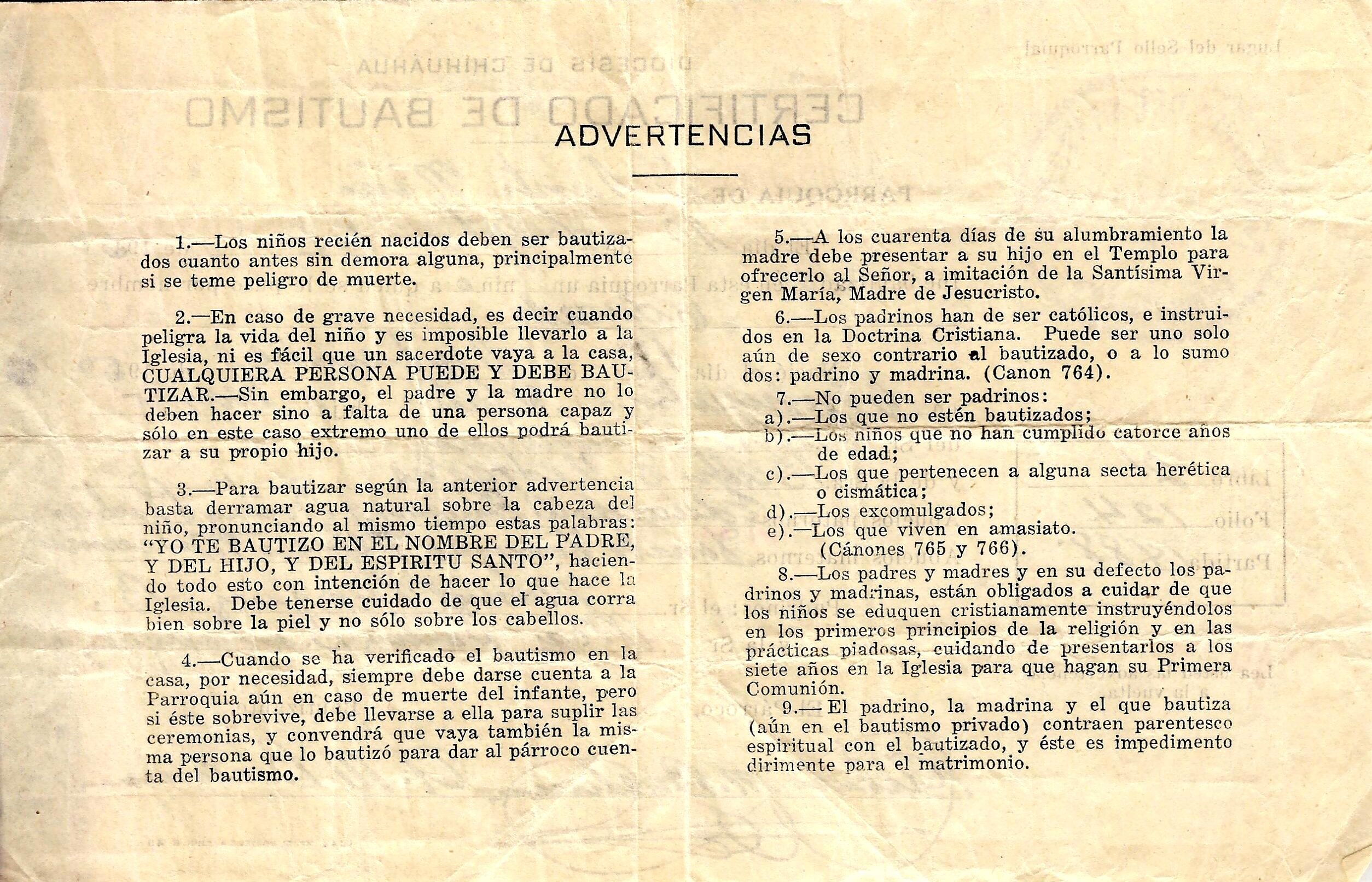 Documento histórico