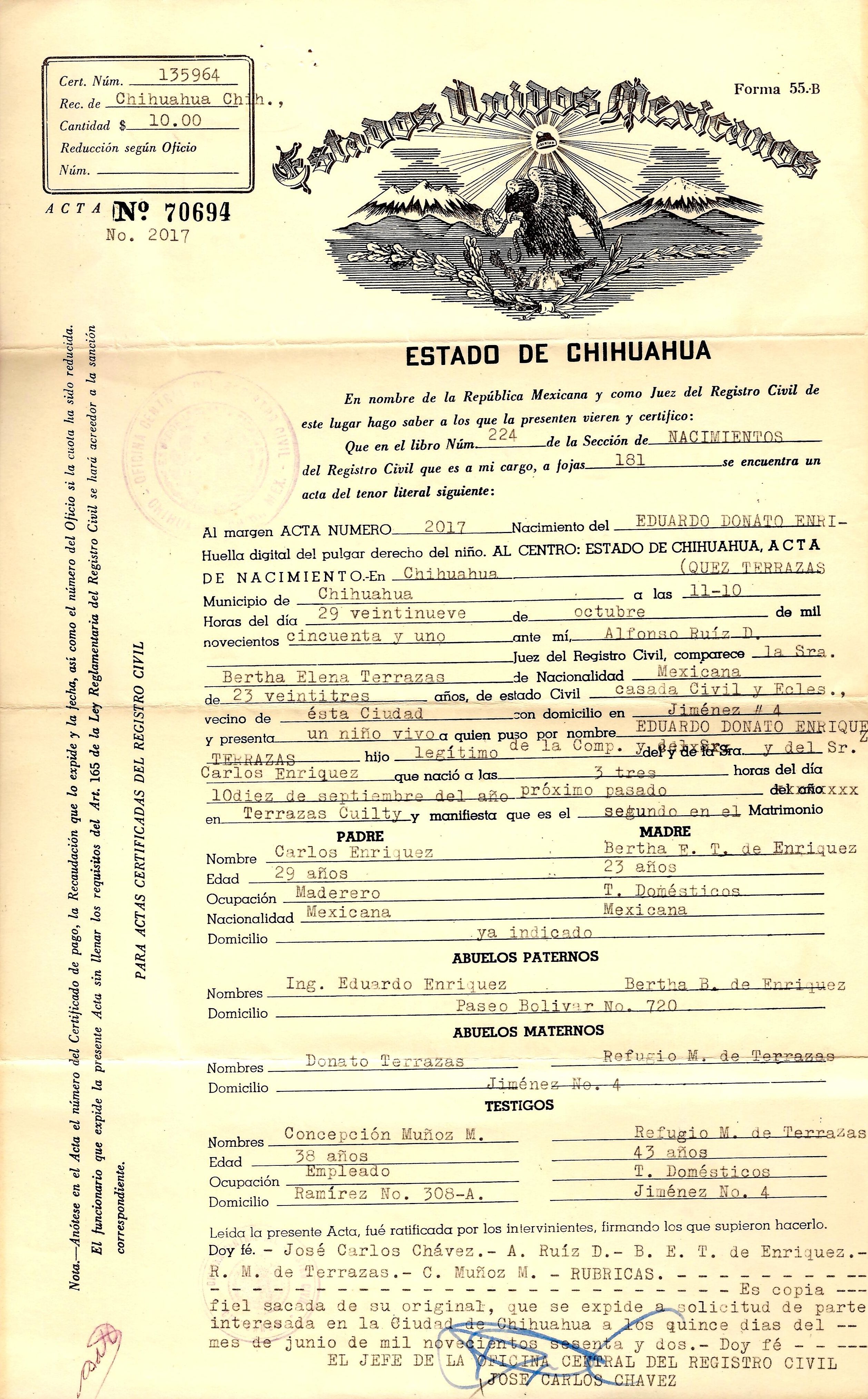 Documento histórico