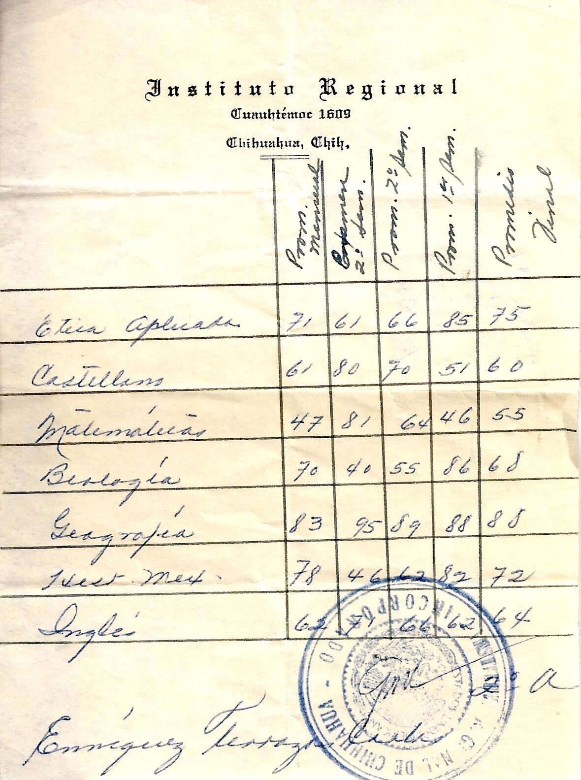 Documento histórico