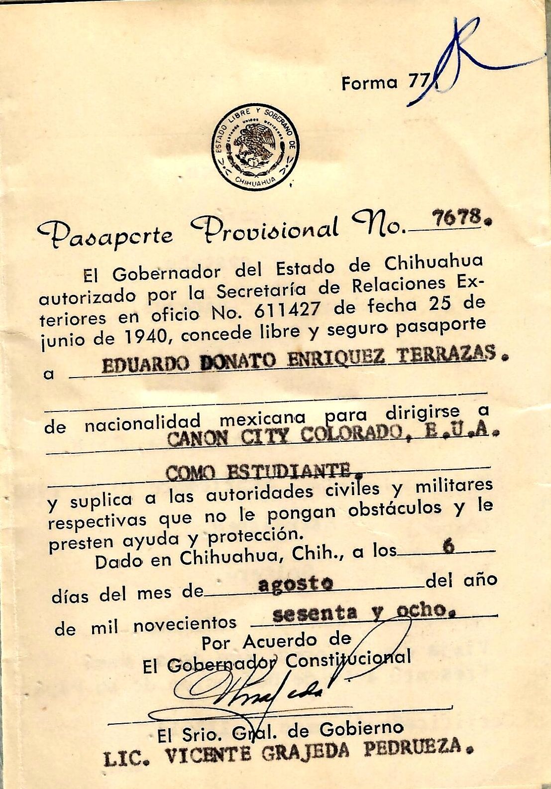 Documento histórico