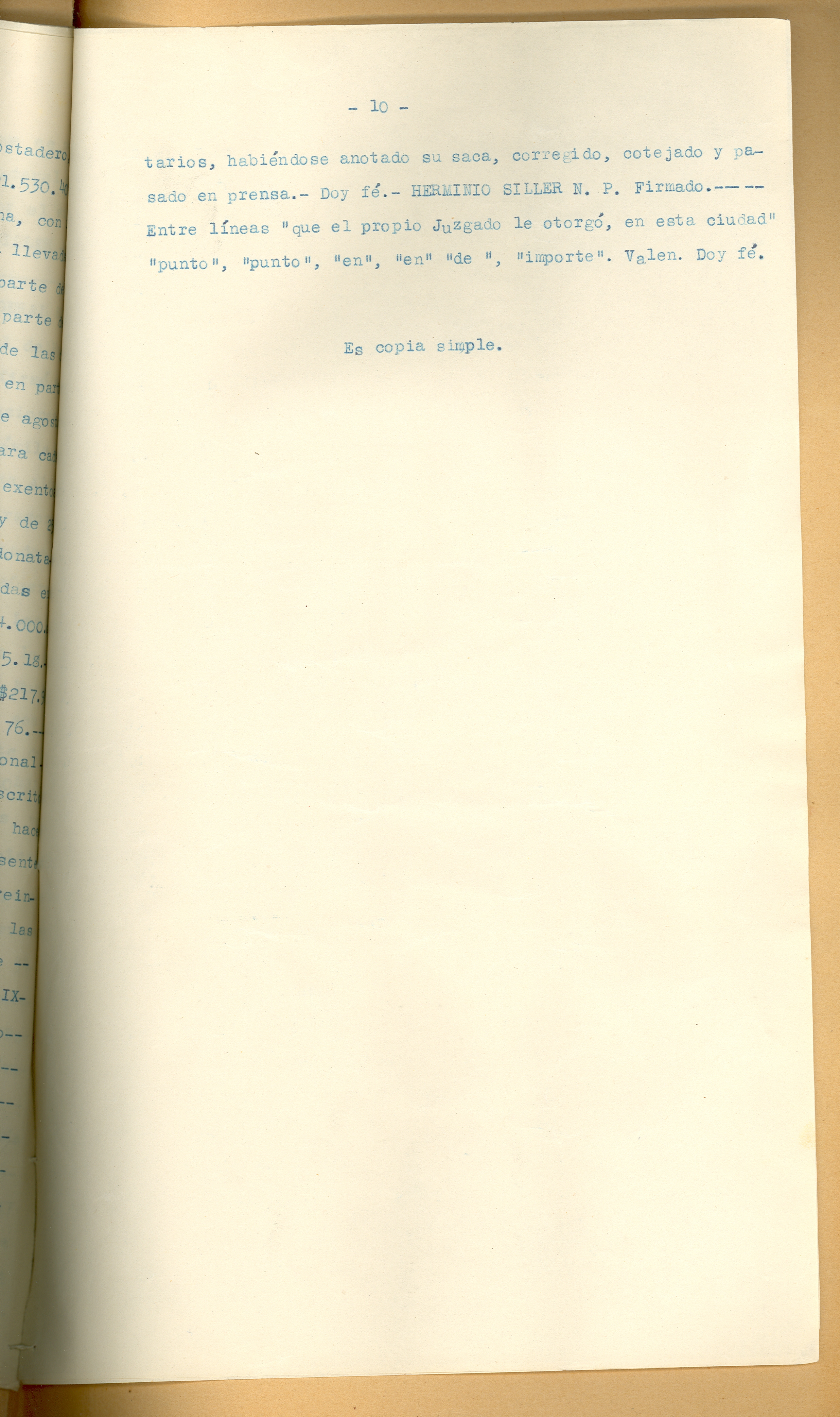 Documento histórico