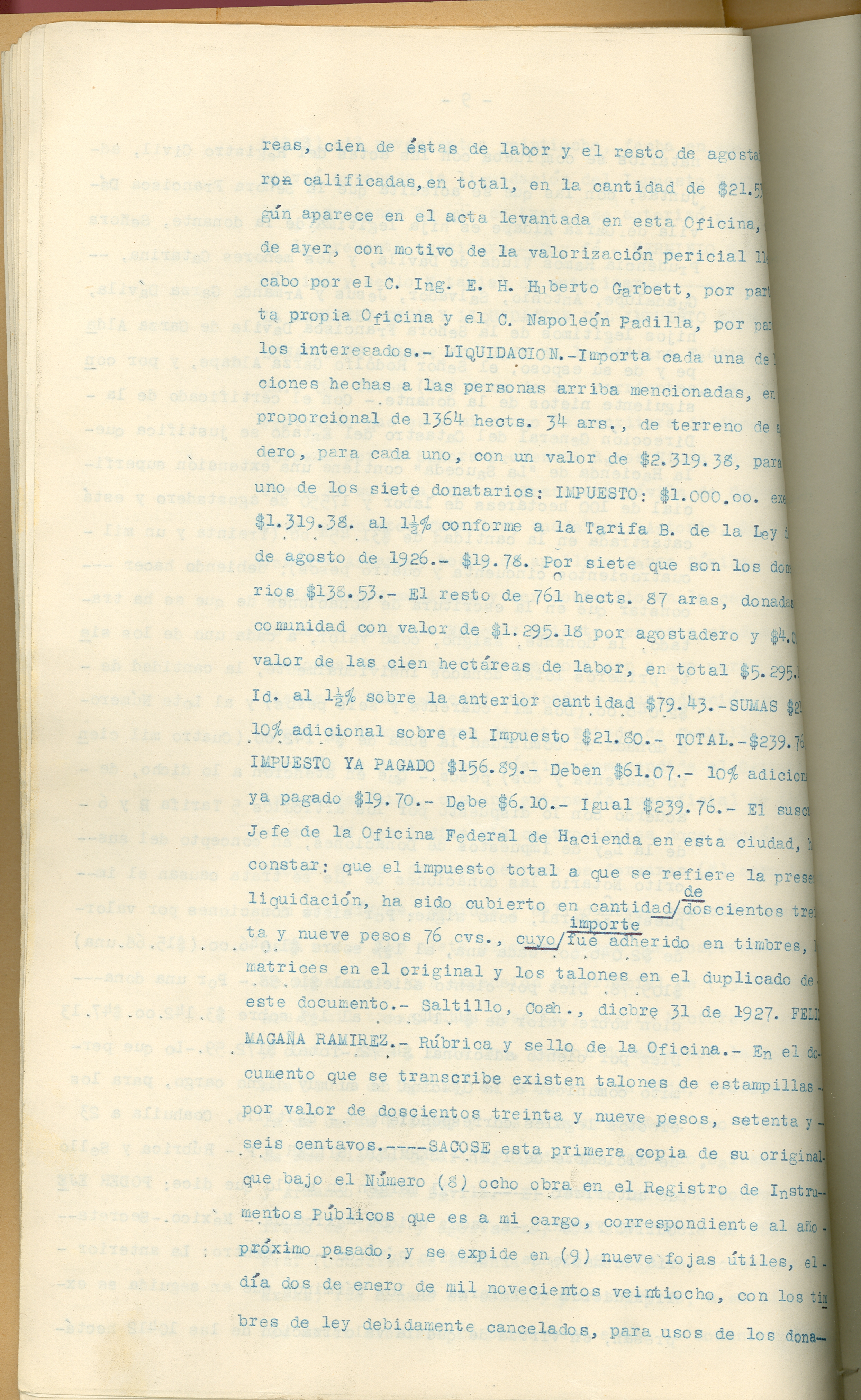 Documento histórico