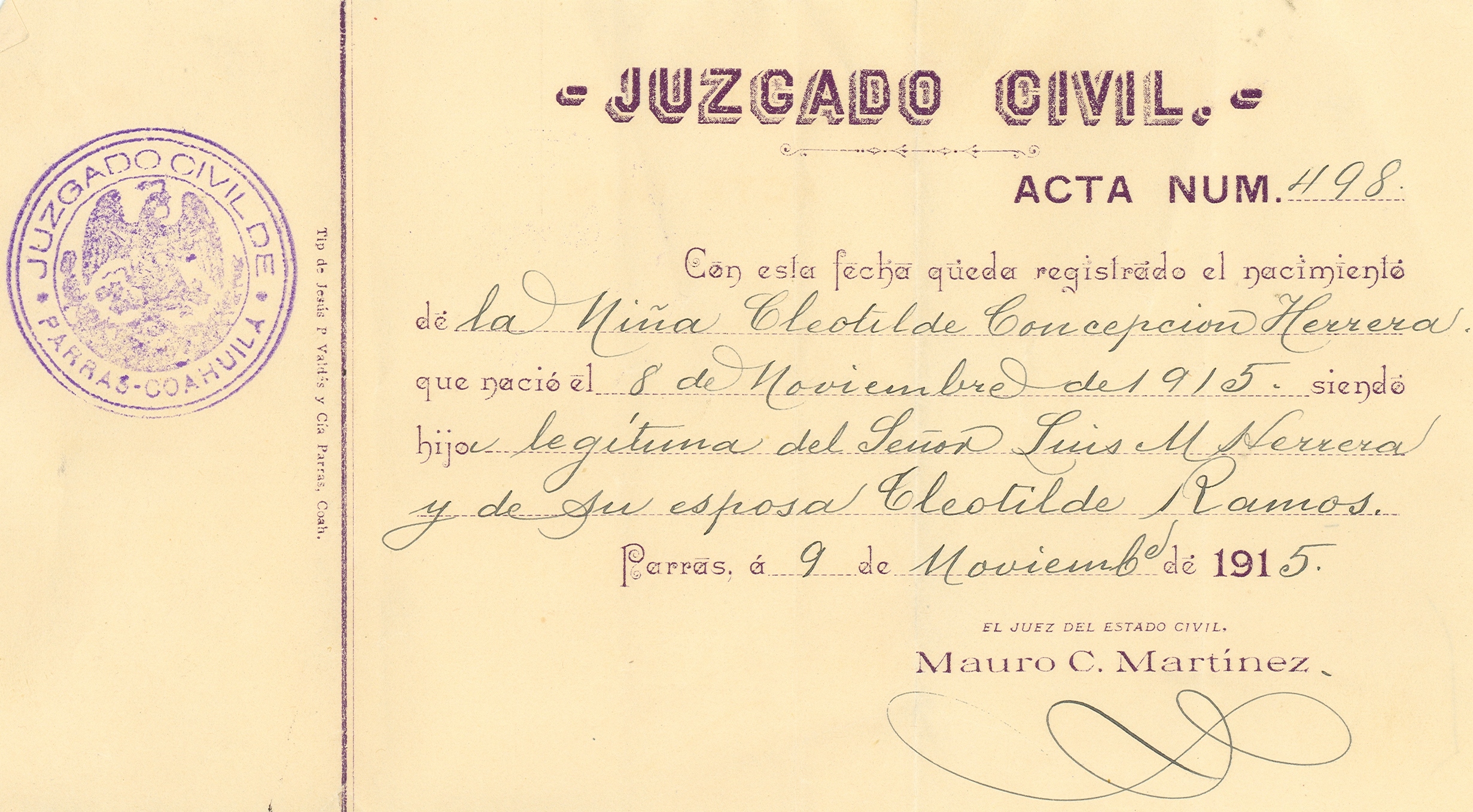 Documento histórico