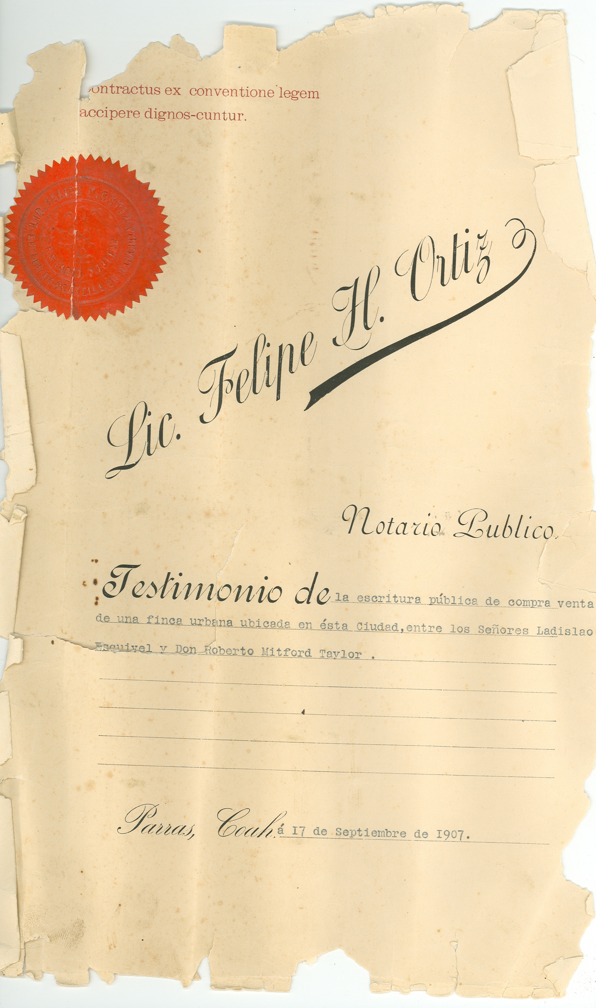 Documento histórico