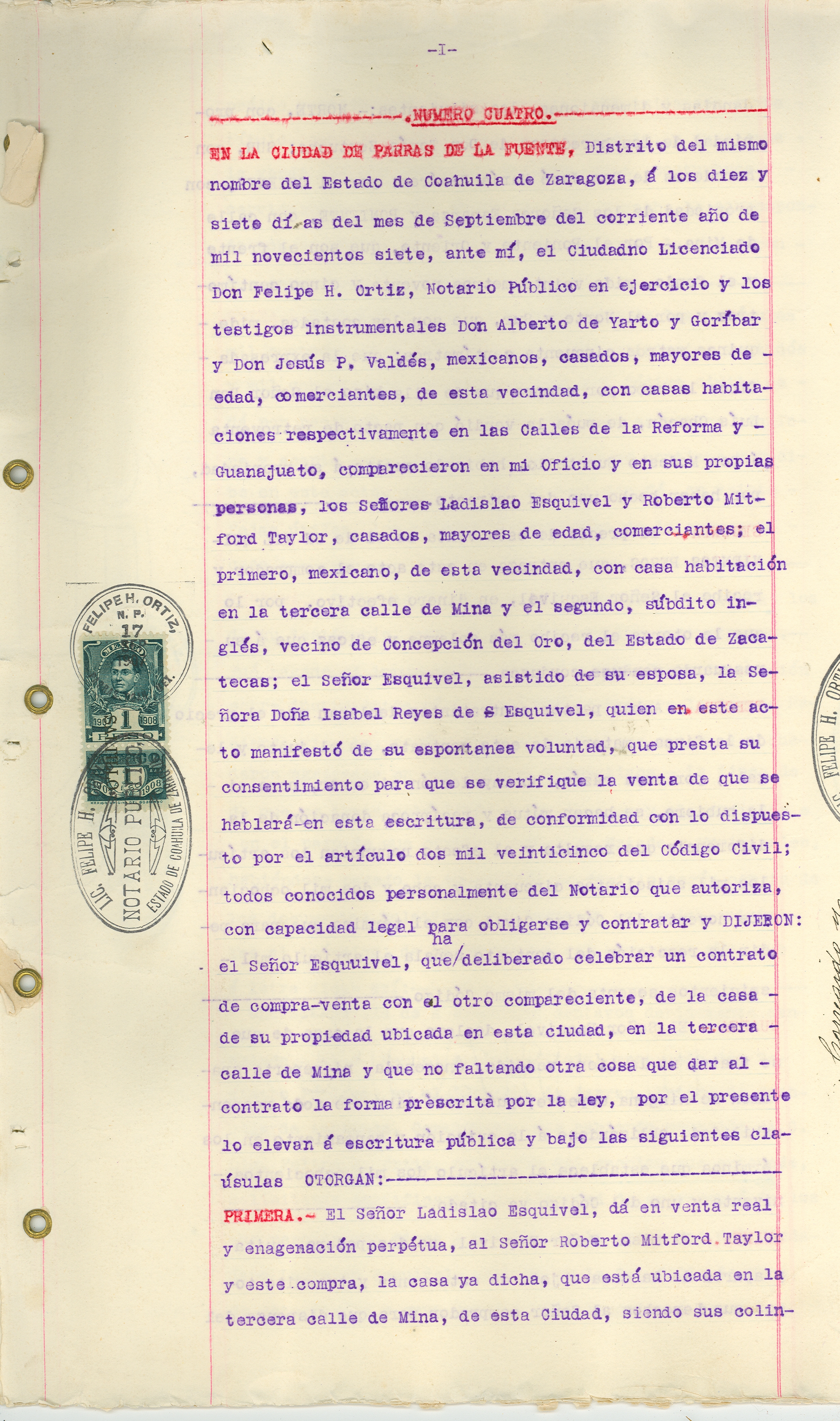 Documento histórico