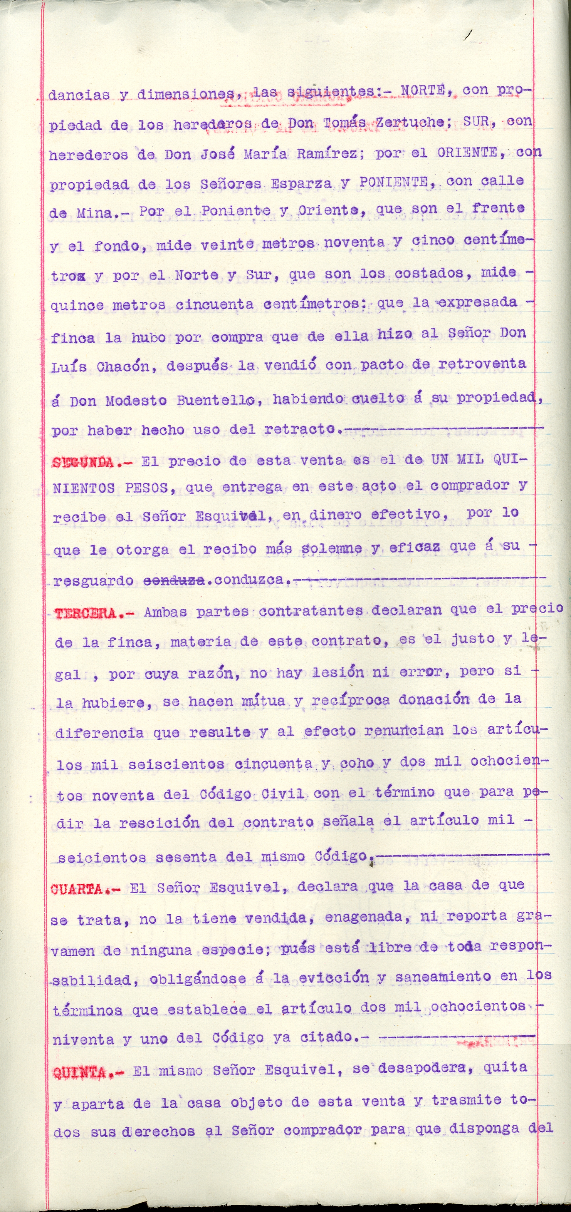 Documento histórico