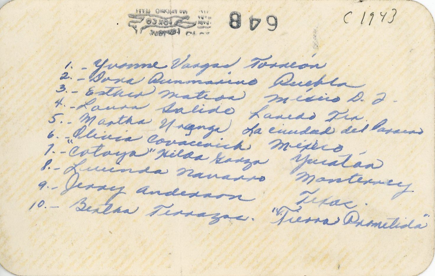 Documento histórico