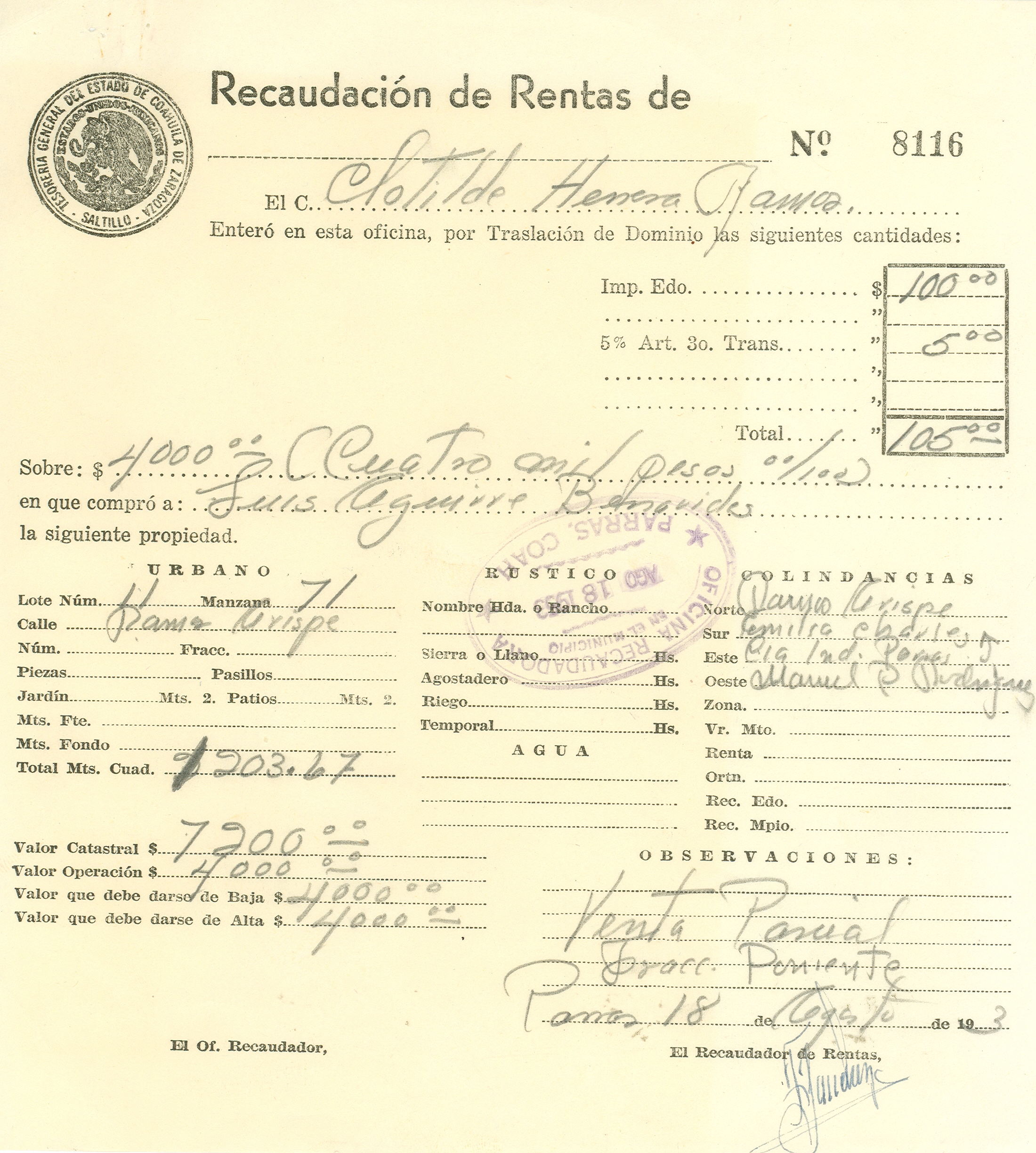 Documento histórico