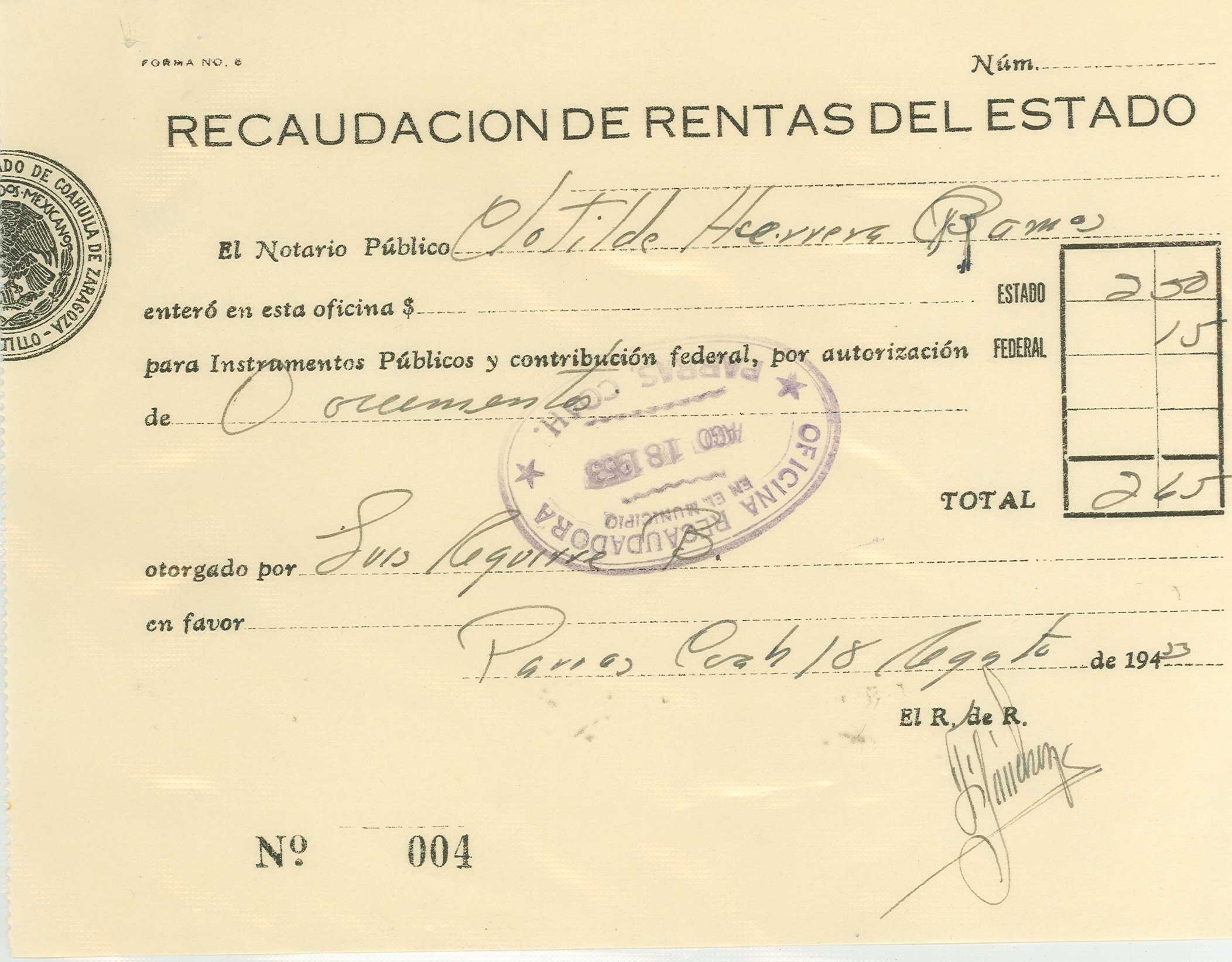 Documento histórico