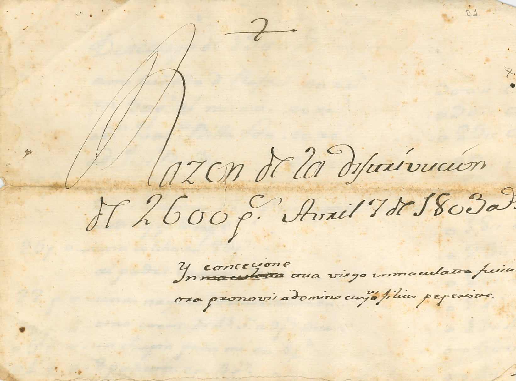 Documento histórico