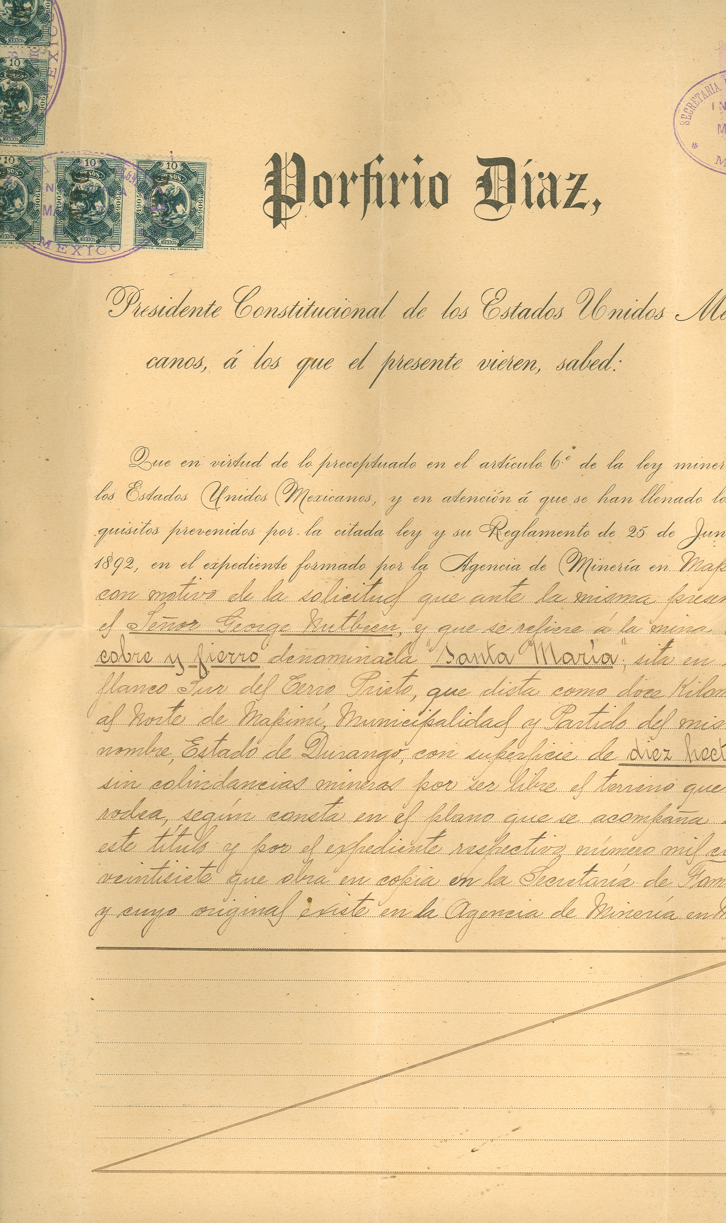 Documento histórico