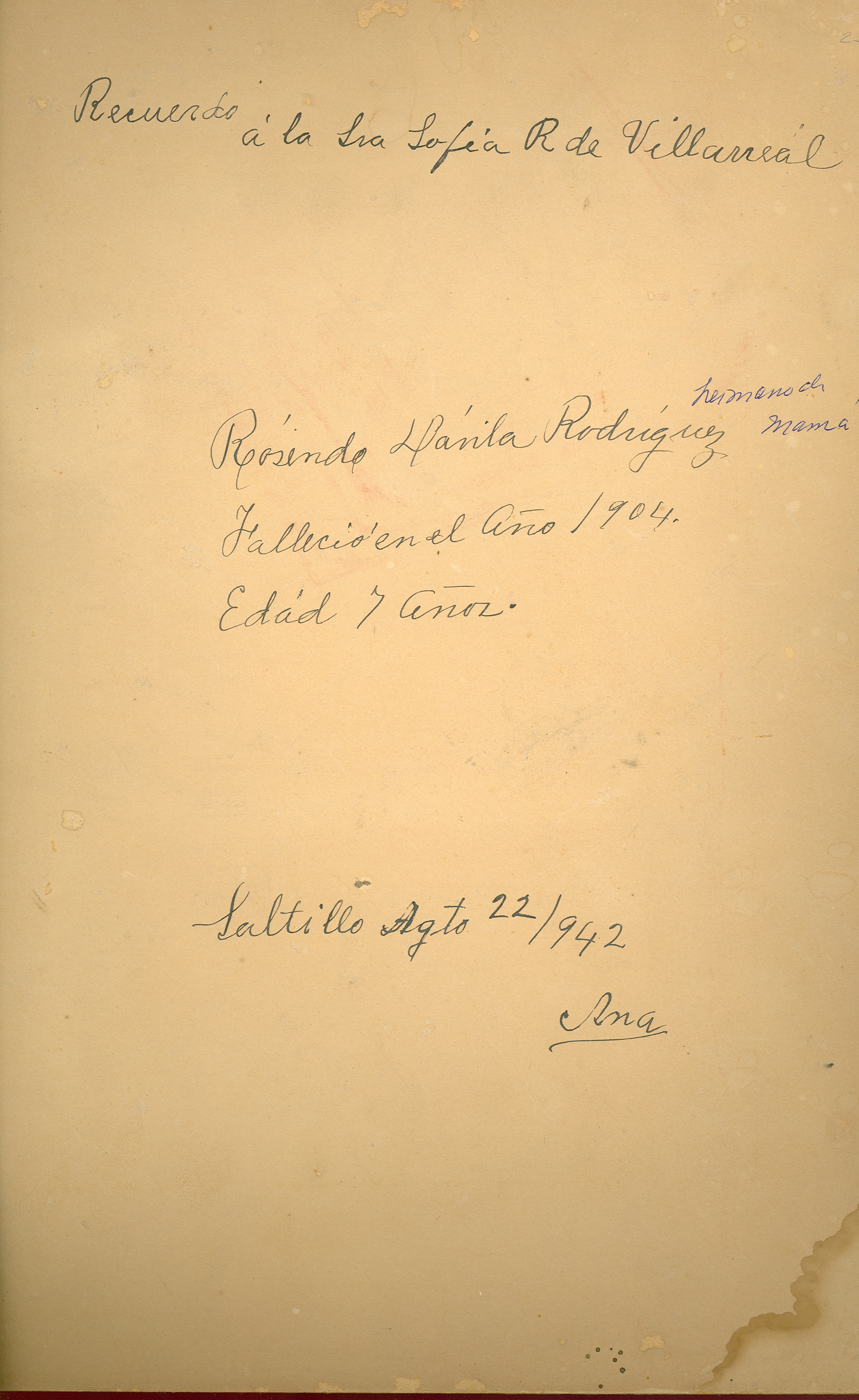 Documento histórico